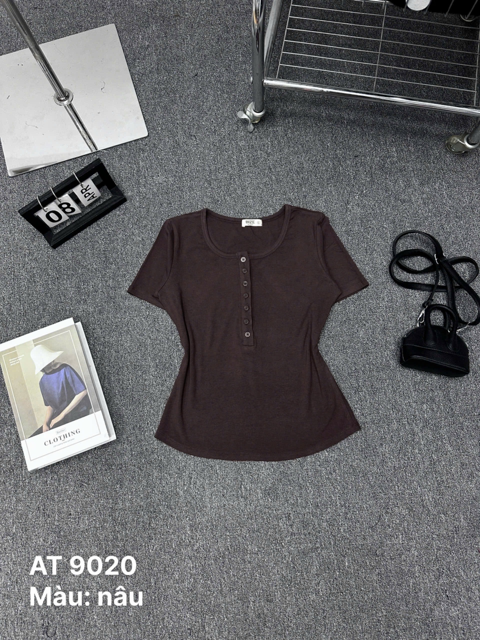 Áo thun tay ngắn phối nút kiểu bigsize AT9020 dành cho nàng béo mập từ 55-90kg_thumbnail_25