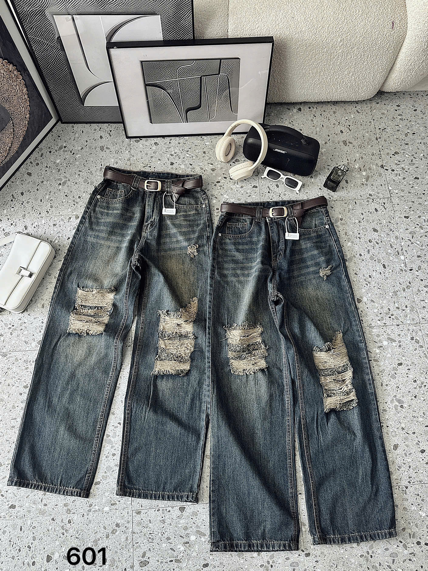 BIGSIZE- Quần suông thêu chó thơm T-QJ601_thumbnail_4