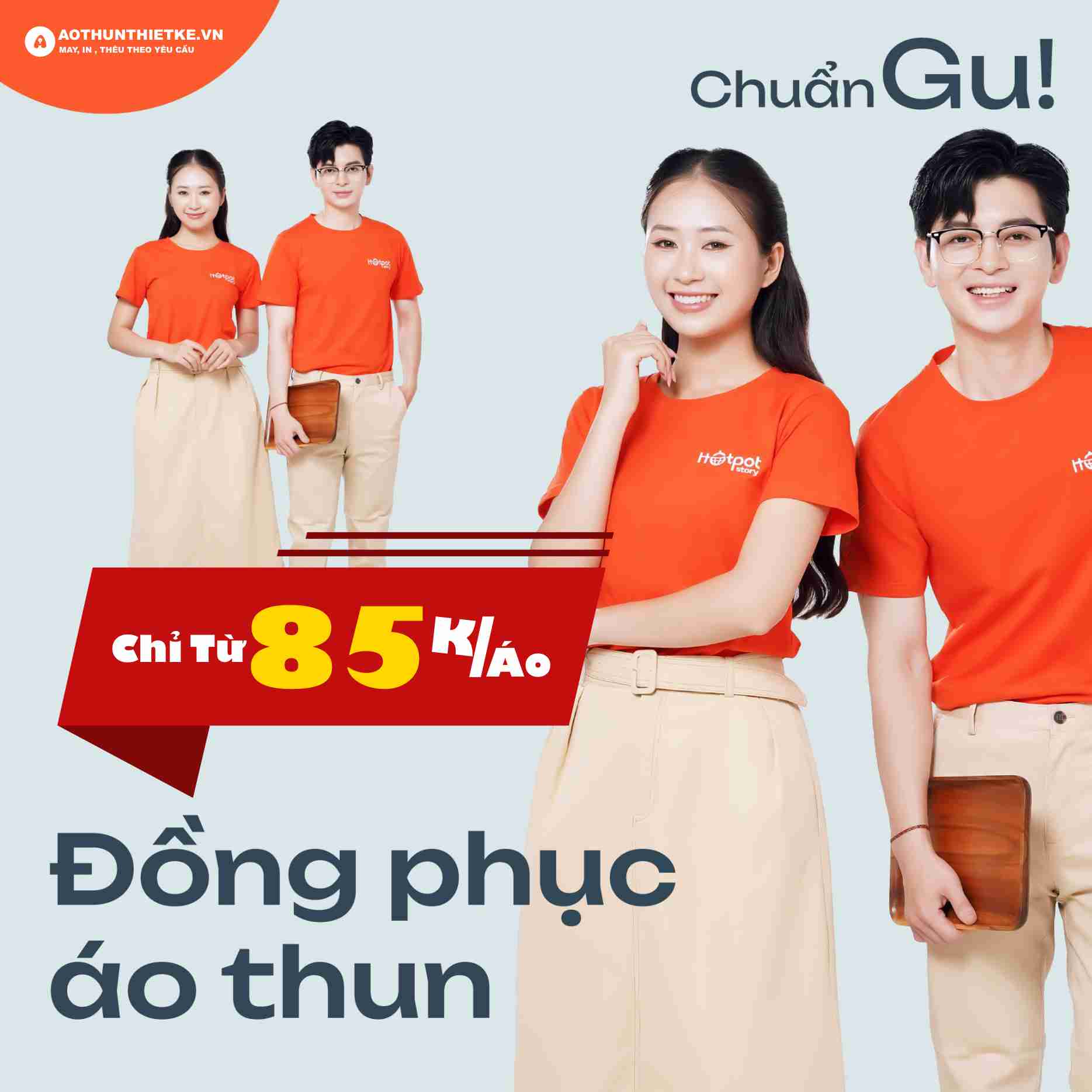 Áo Cổ Tròn Làm Đồng Phục – Đẹp, Bền, Tiết Kiệm Chỉ Từ 85K