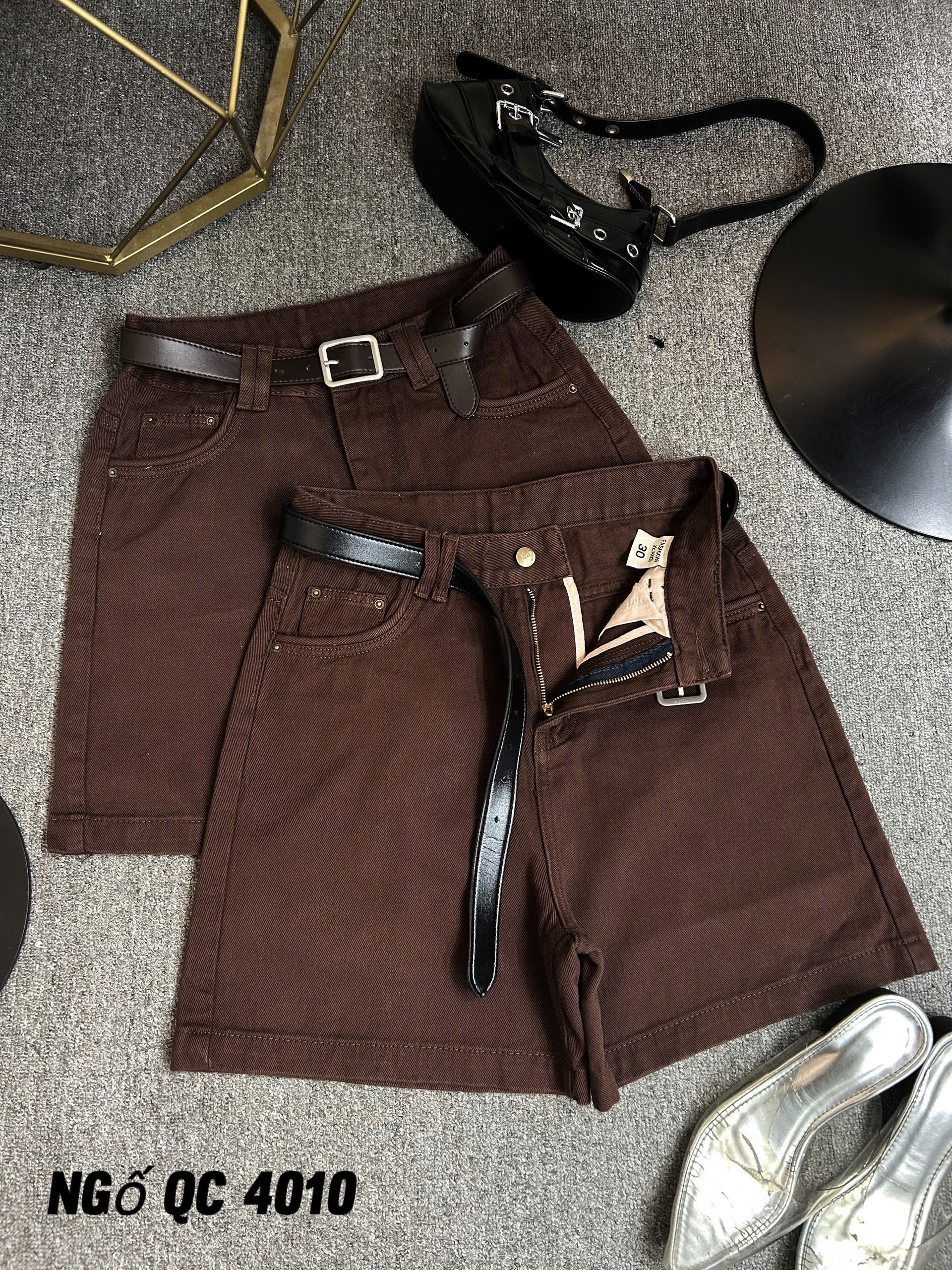 Quần short jean lửng viền túi kiểu bigsize QSJ4010 dành cho nàng từ 55-90kg_thumbnail_5