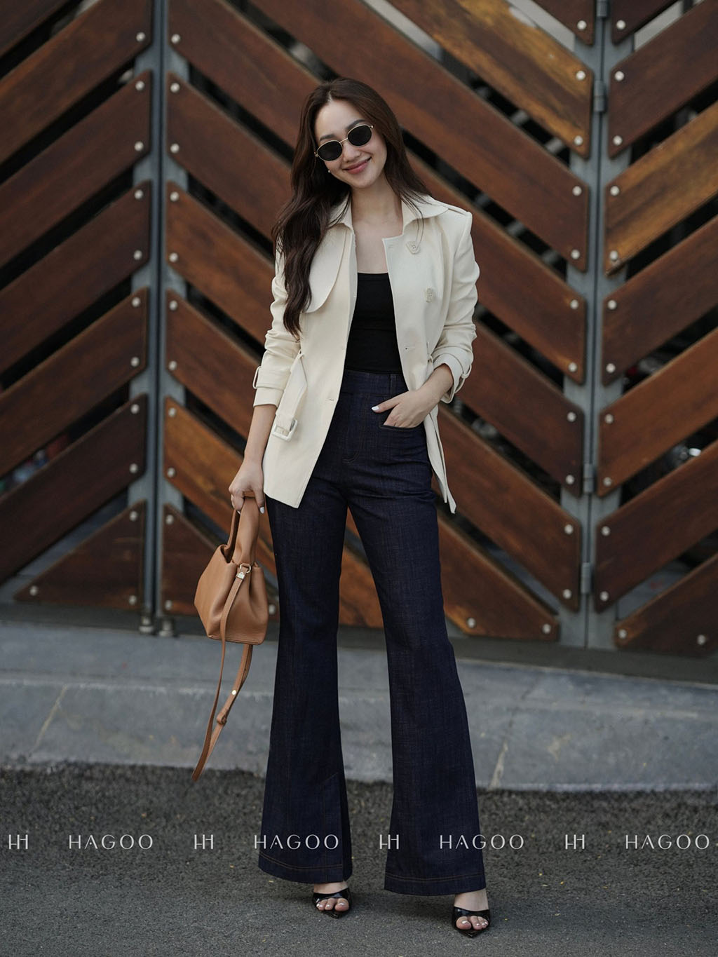 Áo khoác kaki dáng ôm thắt eo_thumbnail_4