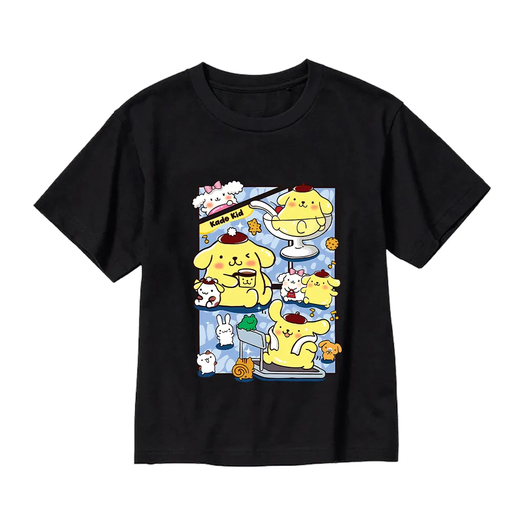 Áo thun bé gái hoạt hình dễ thương Kado vải cotton thoáng mát cổ tròn in artwork 2969_thumbnail_8