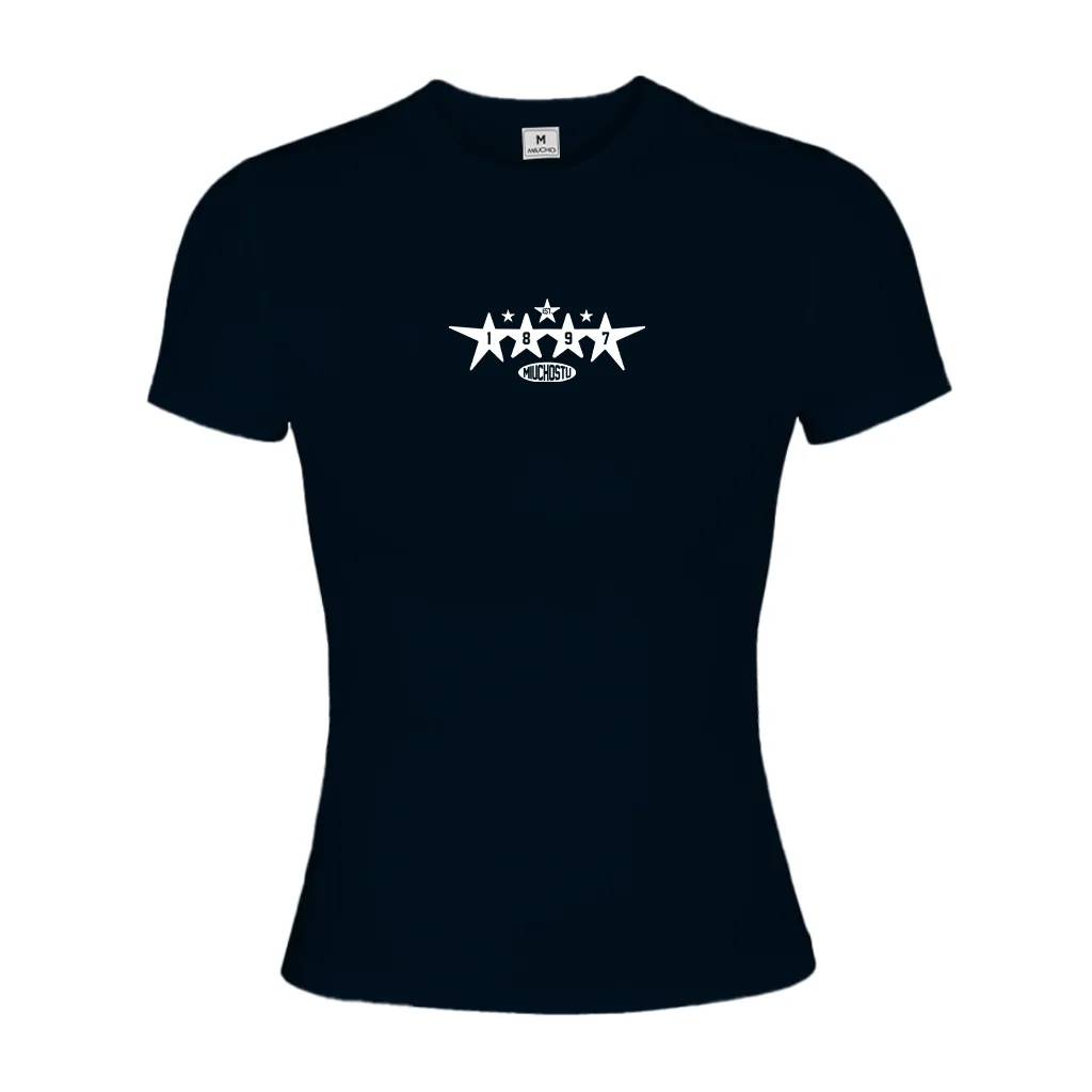 Áo baby tee nữ slim fit Beezy vải visco thoáng mát ôm body tay ngắn cổ tròn basic in mix_thumbnail_8