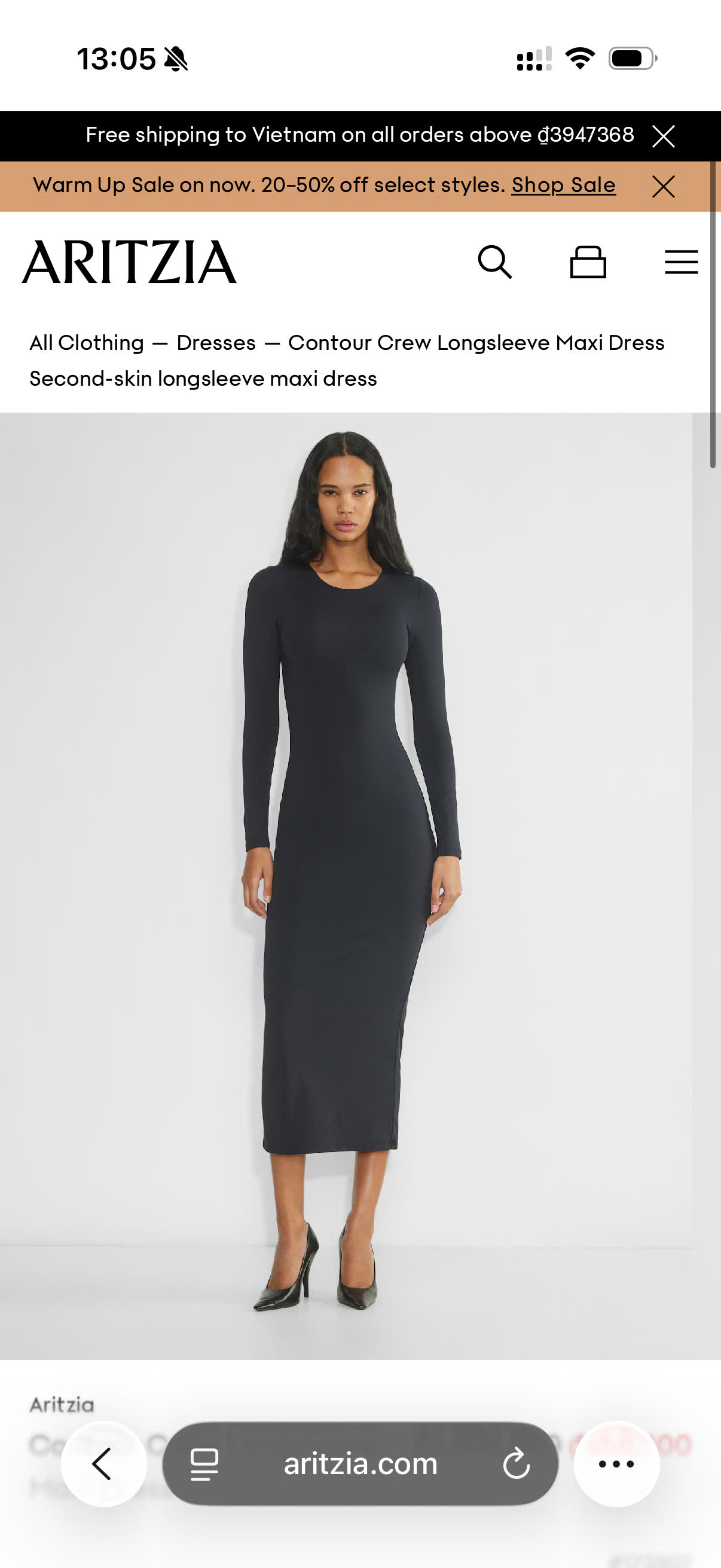 H074 ĐẦM ARITZA BODY