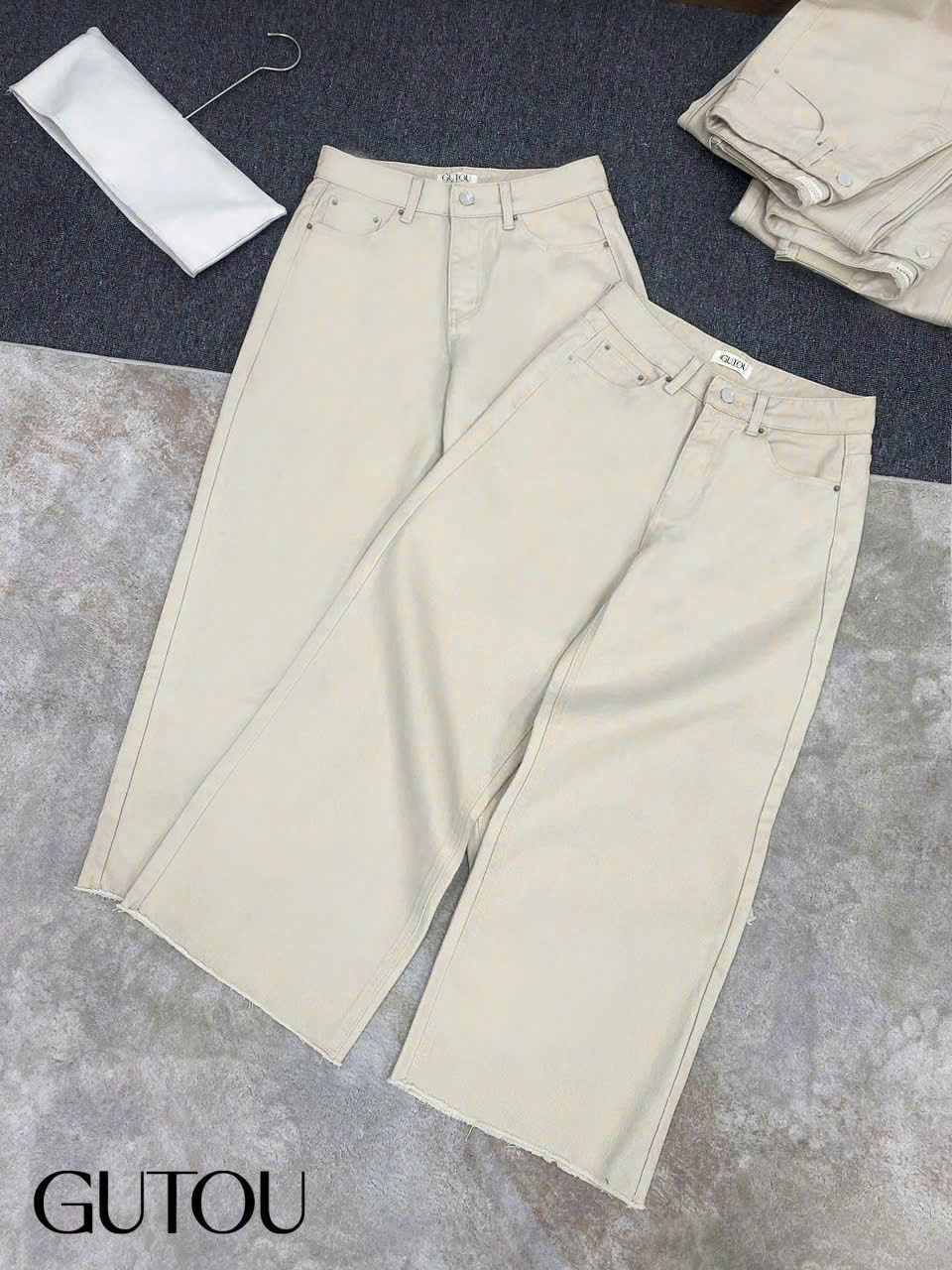 [ GUTOU ] Quần Jeans Suông Elegant Jeans_thumbnail_6