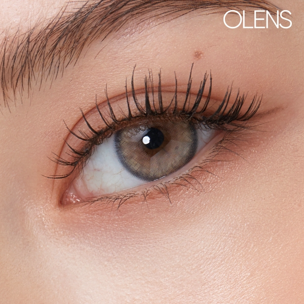 OLENS Official Nella 1Month Ash Beige 2P Contact Lens
