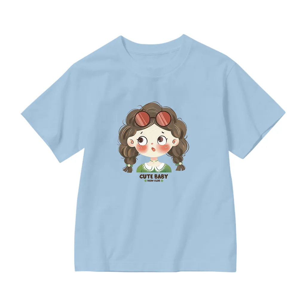 Áo thun bé gái cute baby Kado vải cotton thoáng mát thấm hút tốt thoải mái vận động in mix 2932_thumbnail_11