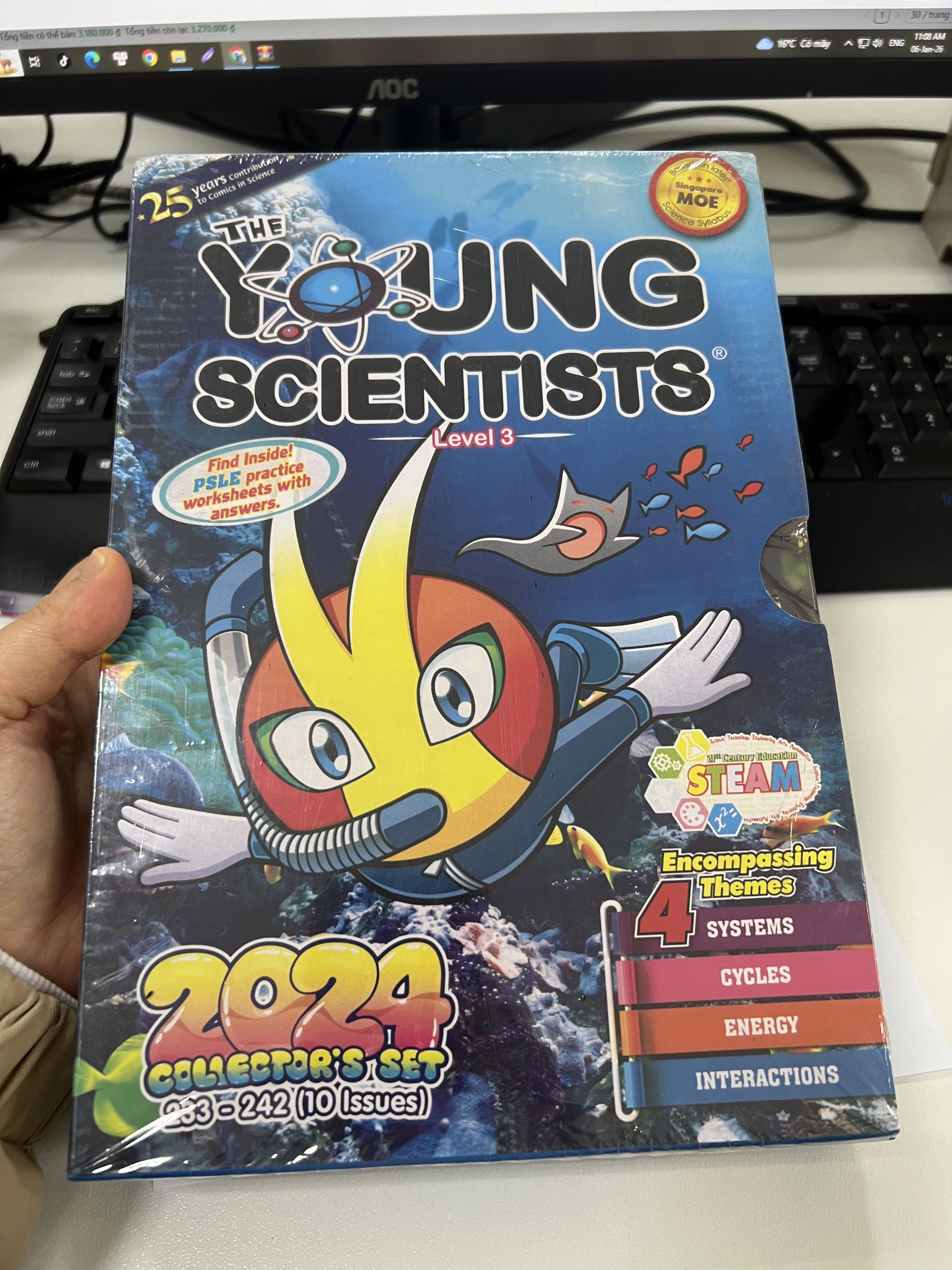 Tạp chí khoa học Young Scientists bản Tiếng Anh MỚI NHẤT 2024 nguyên seal, nguyên box_thumbnail_2