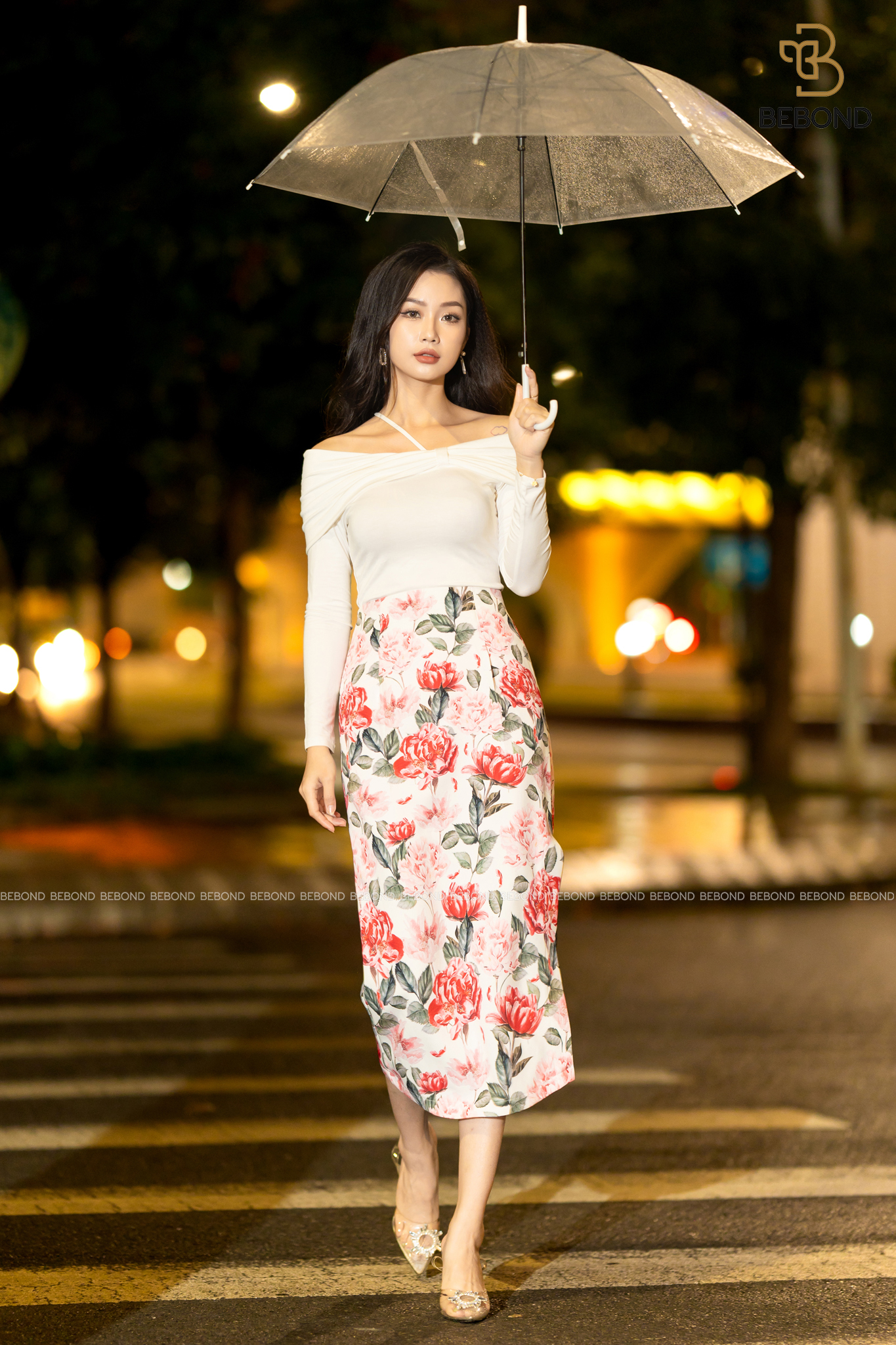 Set áo trễ vai WILSON- Chân váy ôm hoa hồng PEONY_thumbnail_0