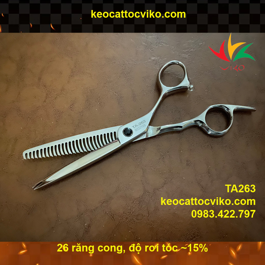 Kéo tỉa tóc Viko AKAFUJI TA263 - bảo hành 1 năm_thumbnail_6
