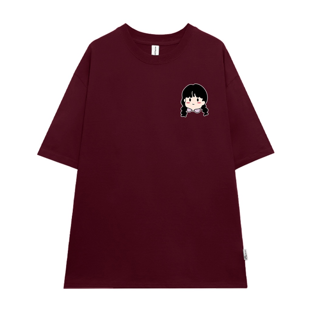 Áo thun cặp đôi cute form rộng unisex ATD1067 Miucho tay lỡ cổ tròn in artwork_thumbnail_16