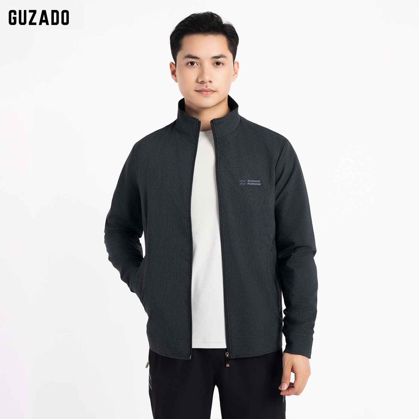Áo Khoác Gió Nam GUZADO Bo Gấu Ống Tay Linh Hoạt, Chống Gió Tốt GAG04_thumbnail_2