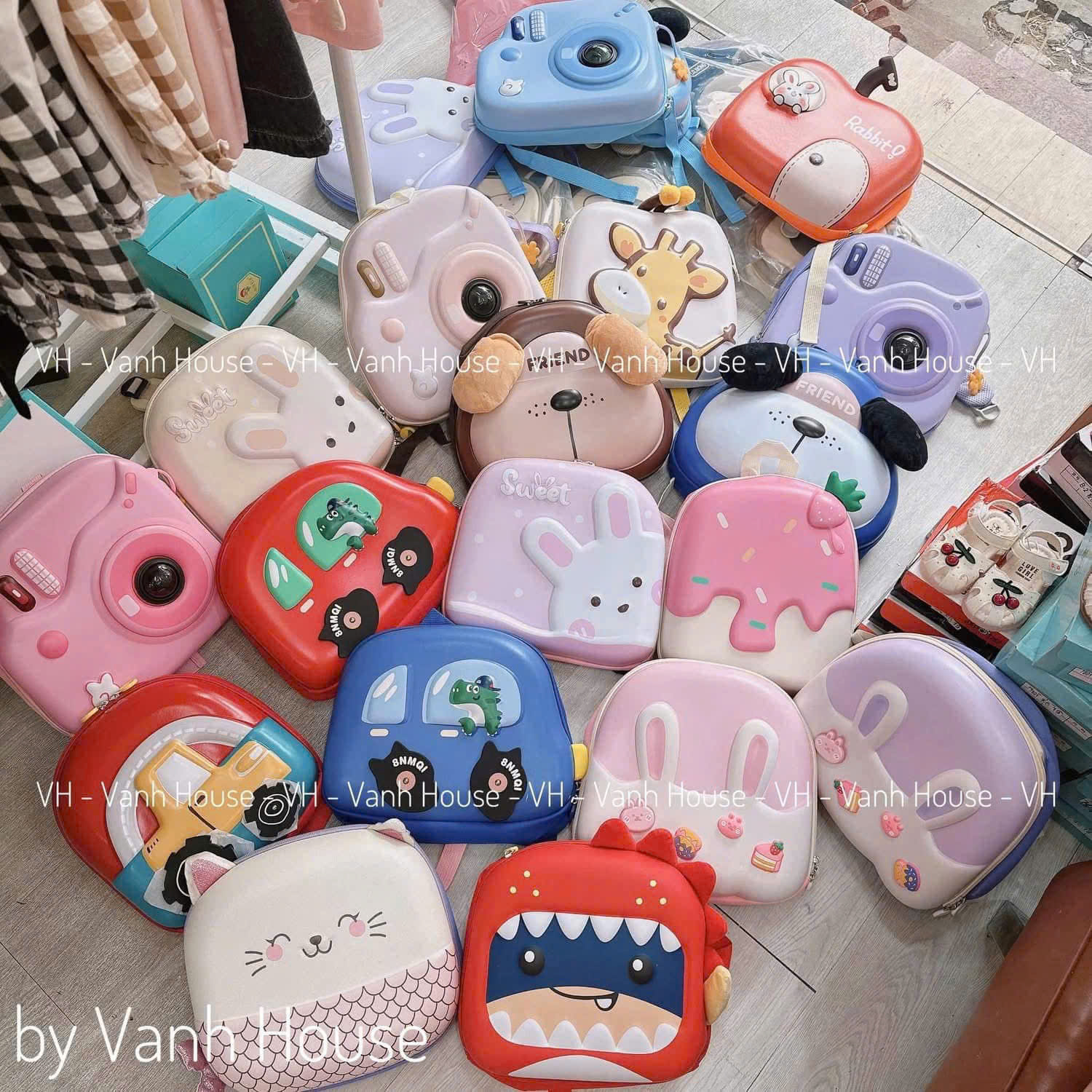 HL257 Balo bé ( ĐỎ )