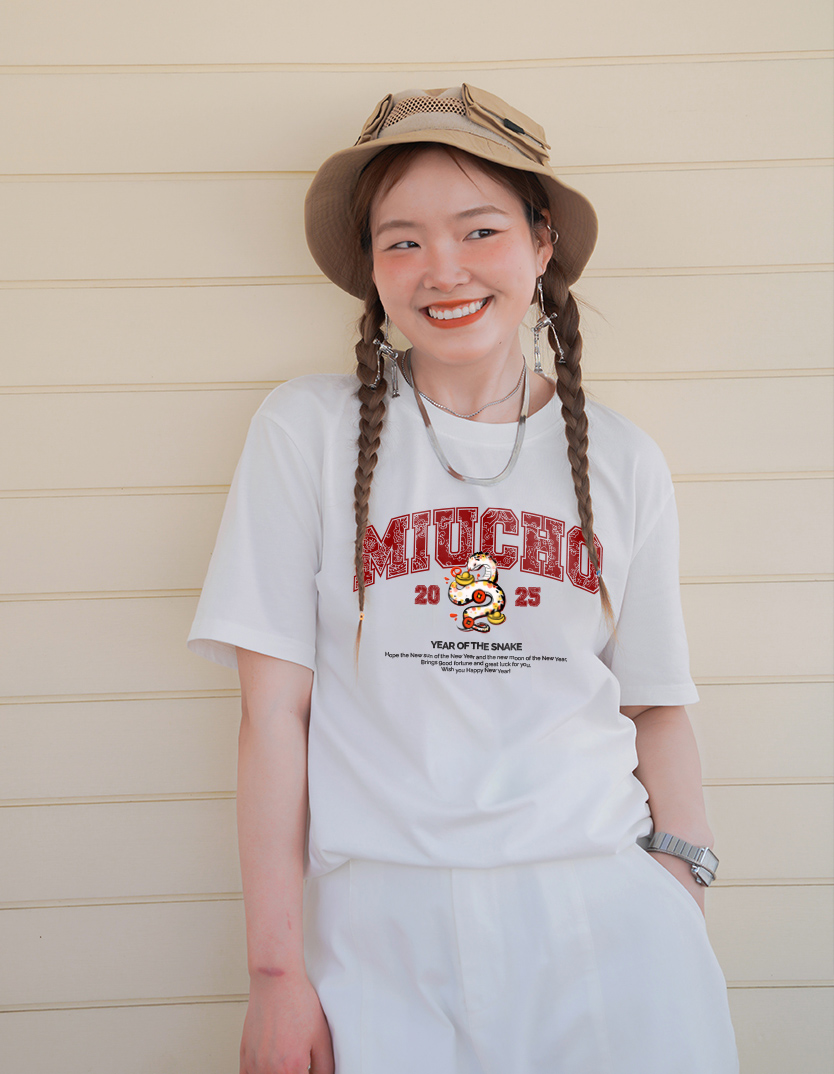 Áo thun nữ tết form vừa regular local brand vải cotton 4c thoáng mát 1801 Miucho in mix_thumbnail_5