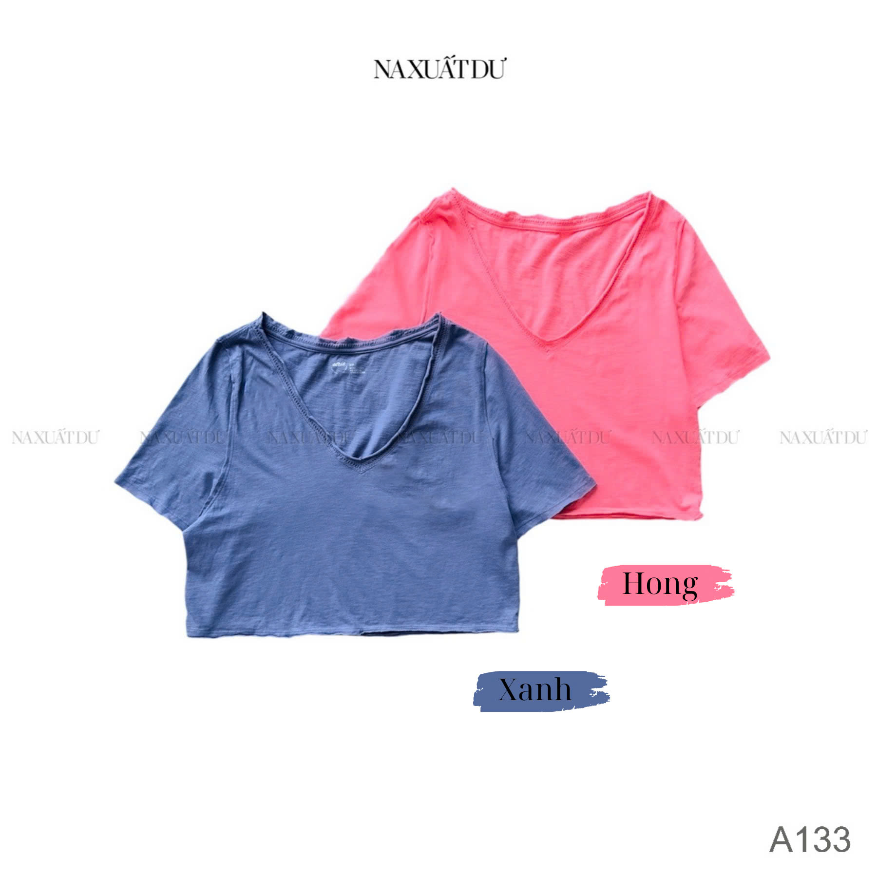 Áo croptop cổ tim nữ  - A133 (SALE)_thumbnail_13