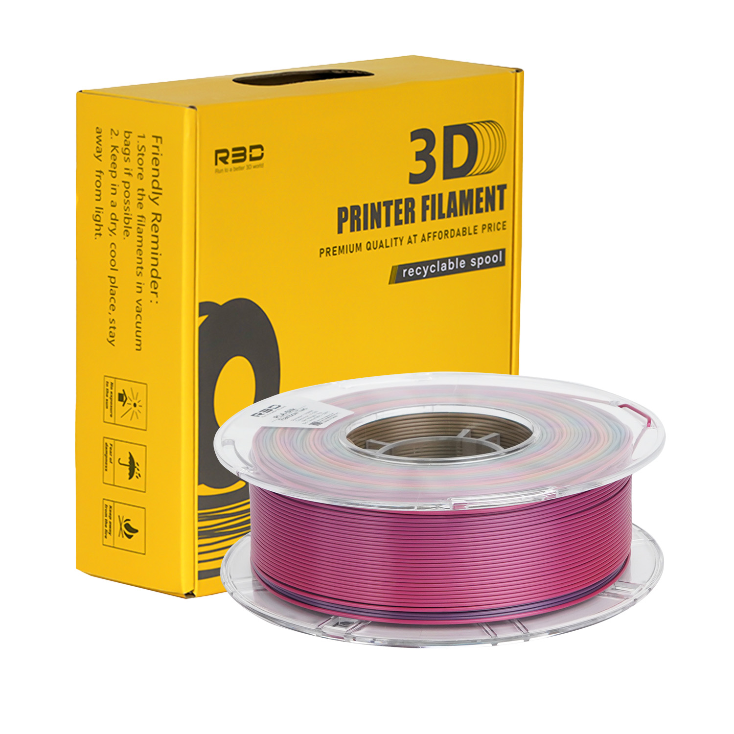 R3D PLA Silk [Rainbow 2] 1kg_thumbnail_4