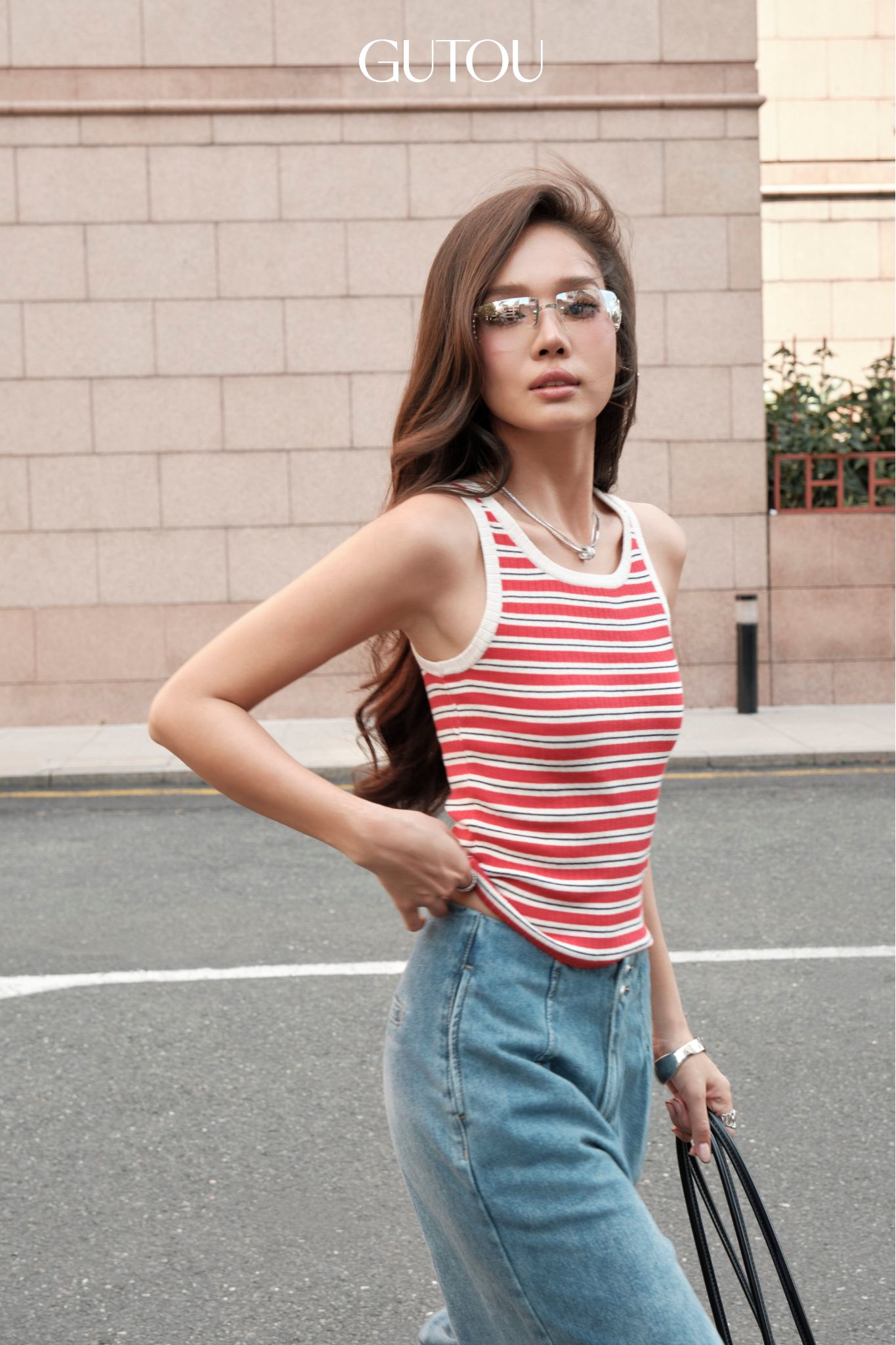 [ GUTOU ] Quần Jeans Suông Mabel (Hai Nút)_thumbnail_5