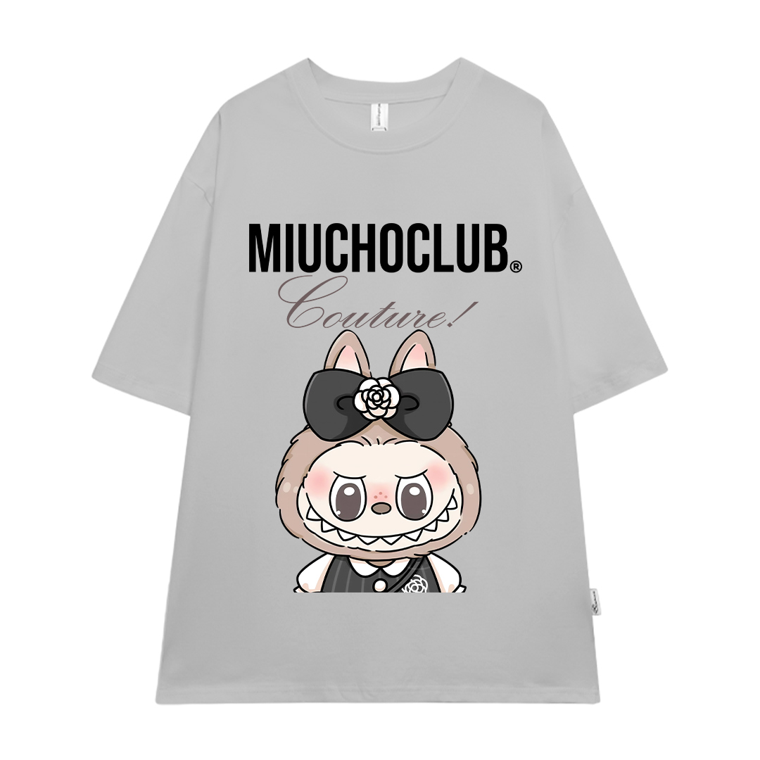 Áo thun labubu form rộng nhiều màu sắc ATD1471 Miucho tay ngắn cổ tròn in mix_thumbnail_14