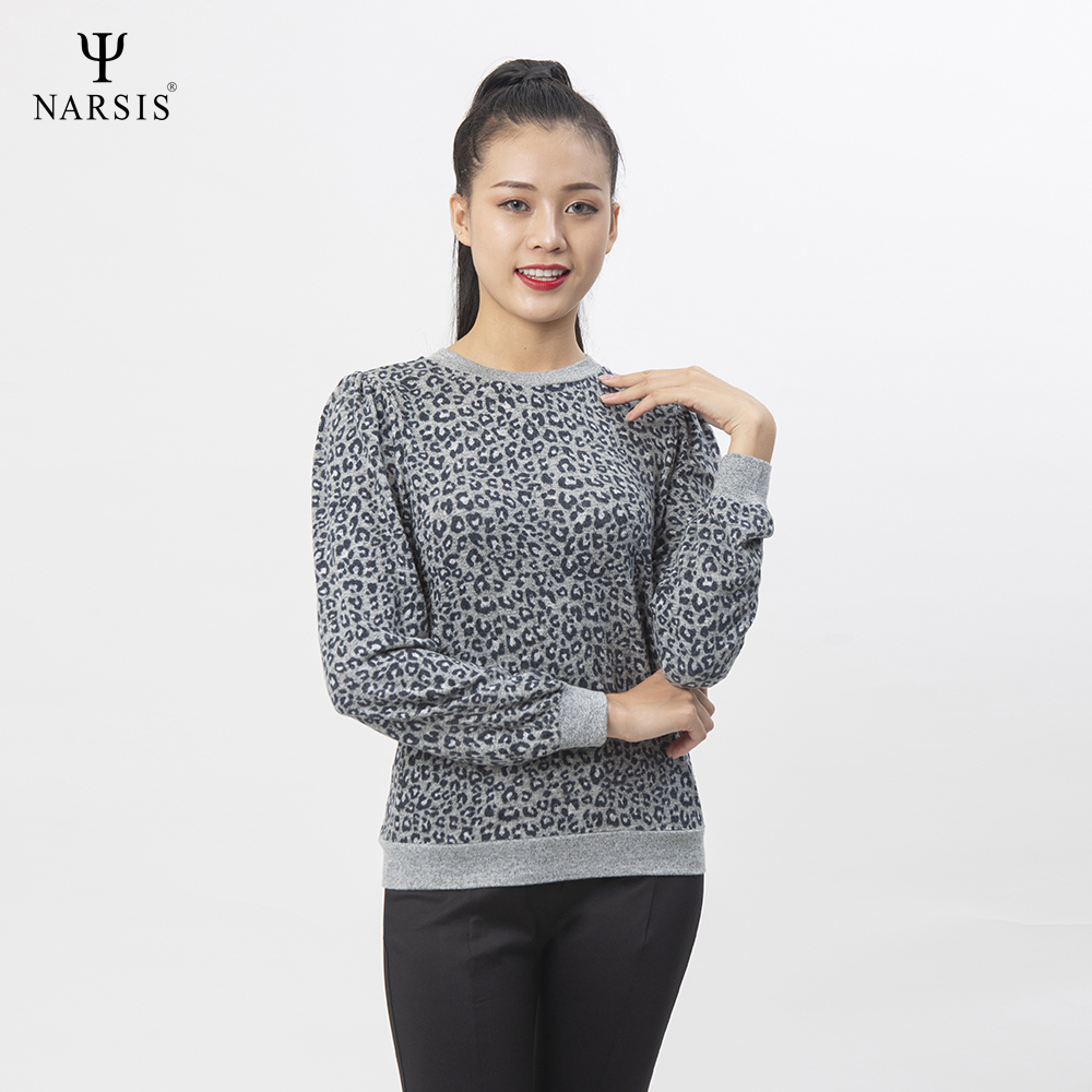 ÁO THU ĐÔNG NỮ L0024 NARSIS VẢI LEN COTTON ẤM ÁP, THOÁNG MÁT, GIỮ ẤM TỐT, MỀM MẠI_thumbnail_3