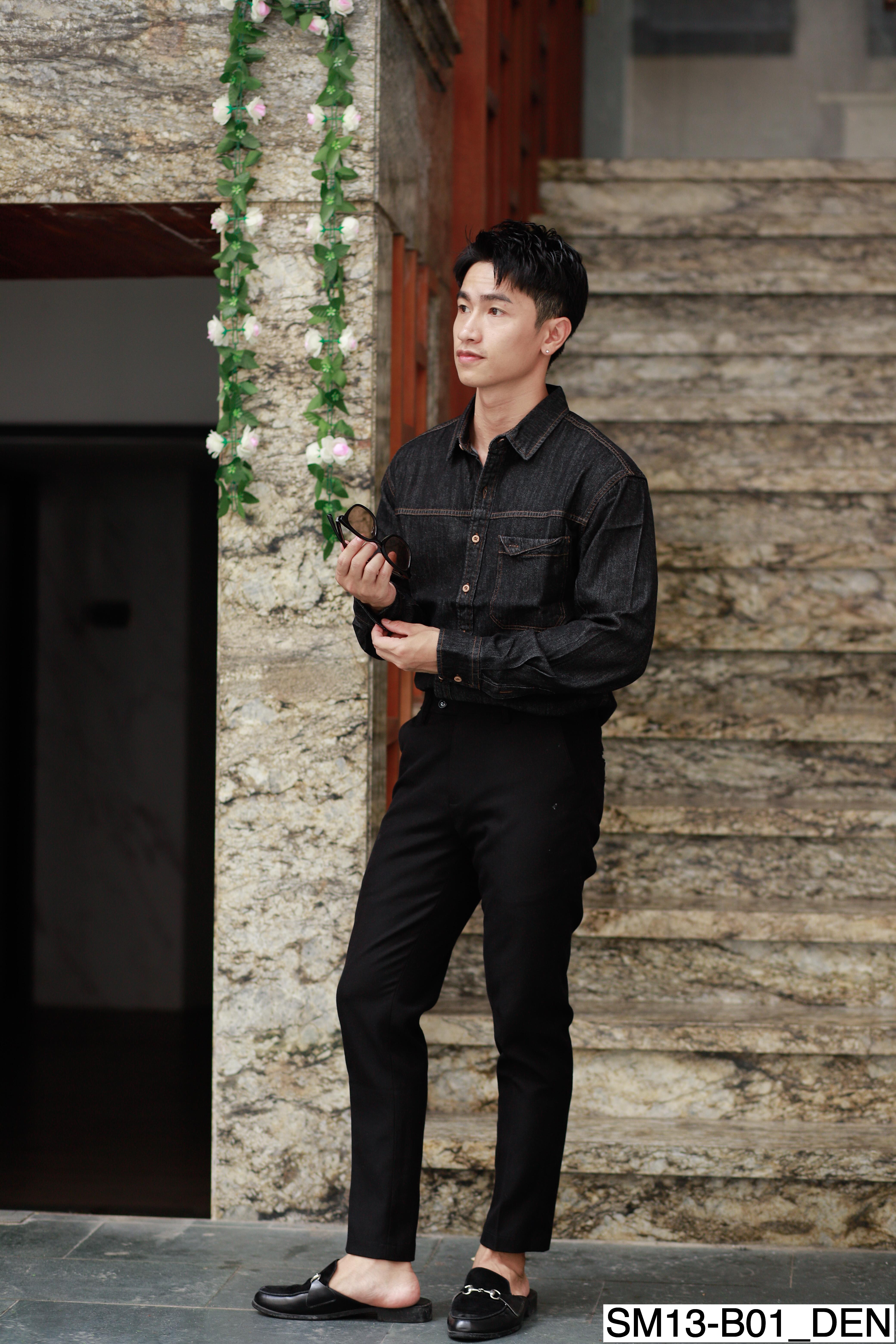 B01 SM13 - Áo sơ mi nam jeans cao cấp_thumbnail_8