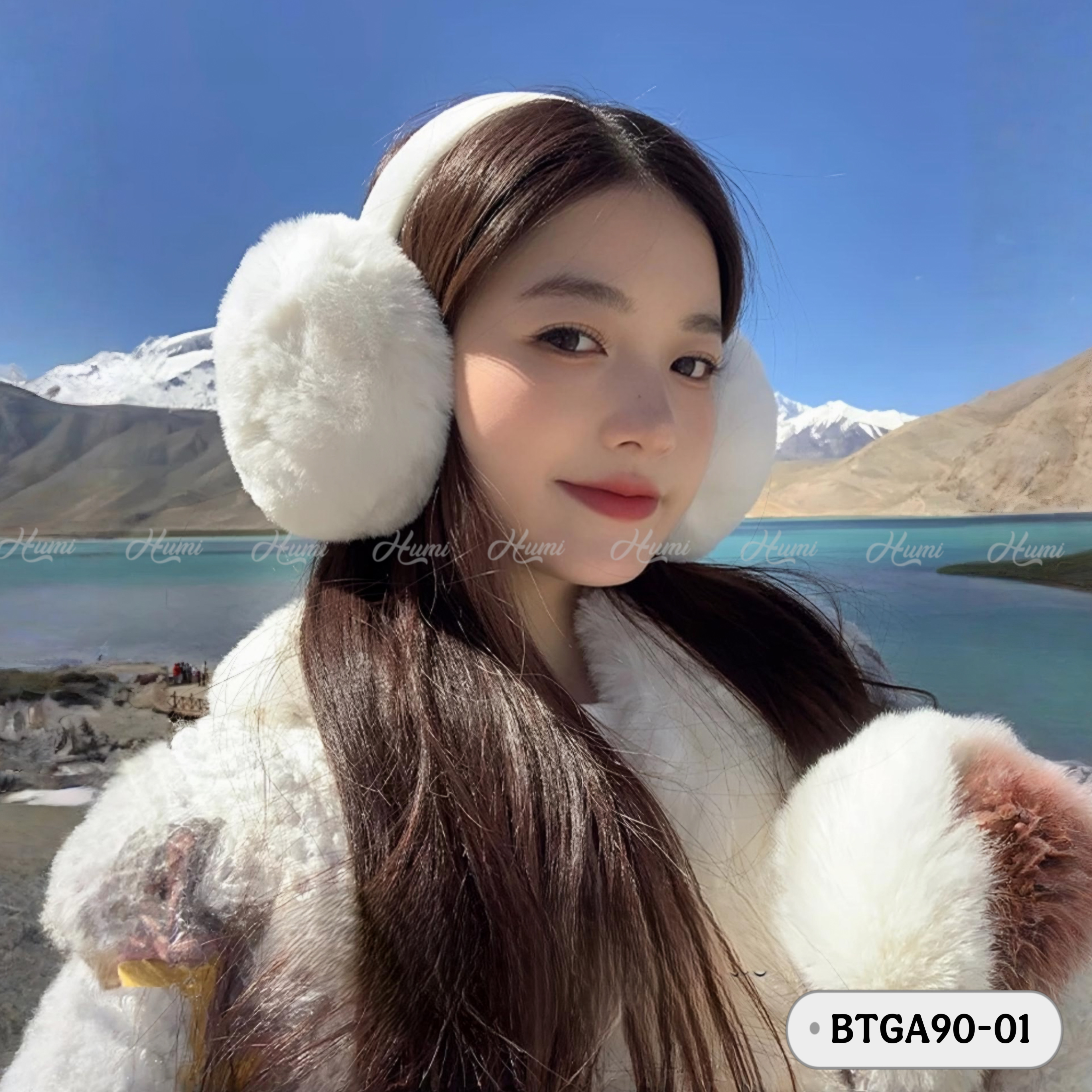 BỊT TAI GIỮ ẤM (BTGA90-01 Trắng)