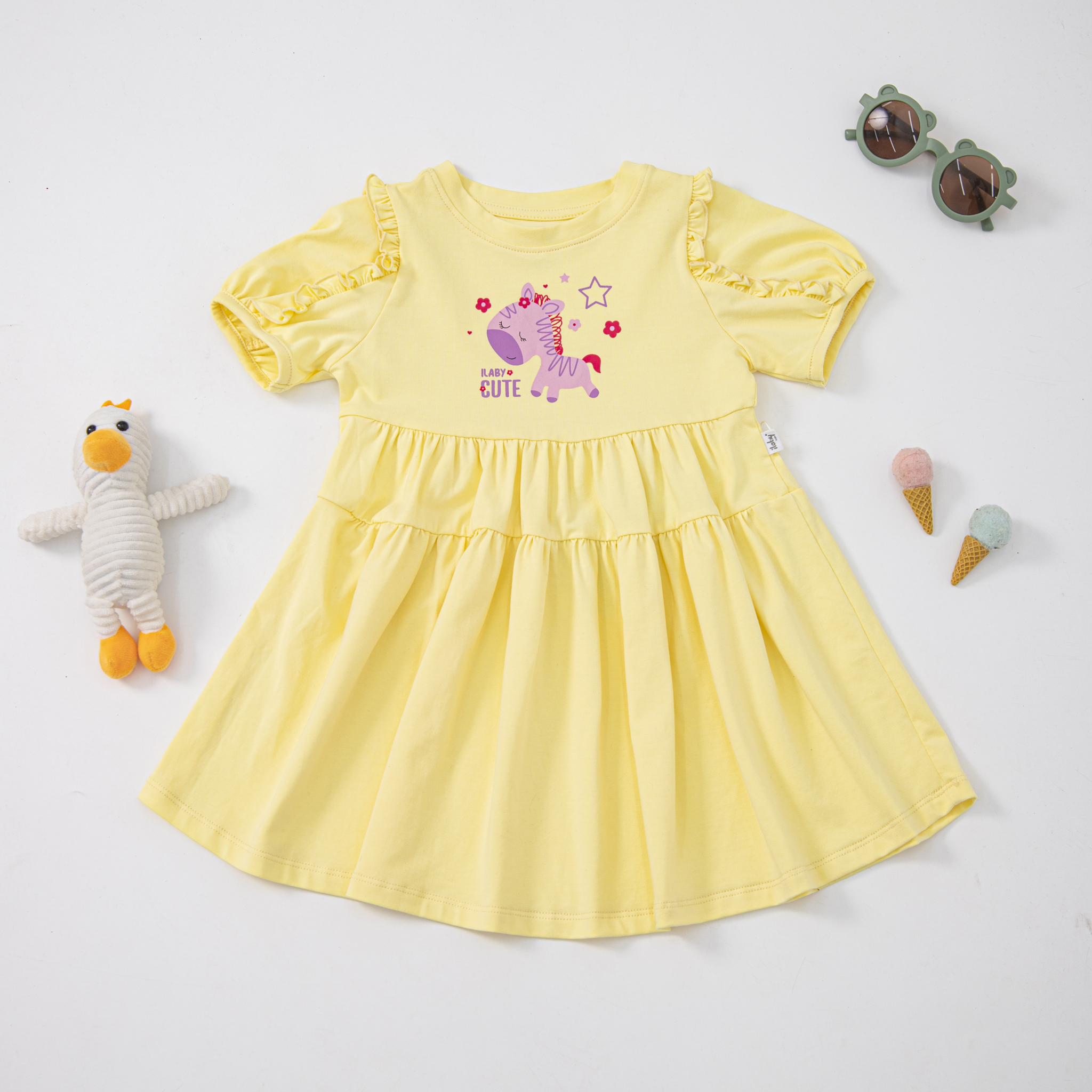 Váy thun in hình phối bèo tay_thumbnail_7