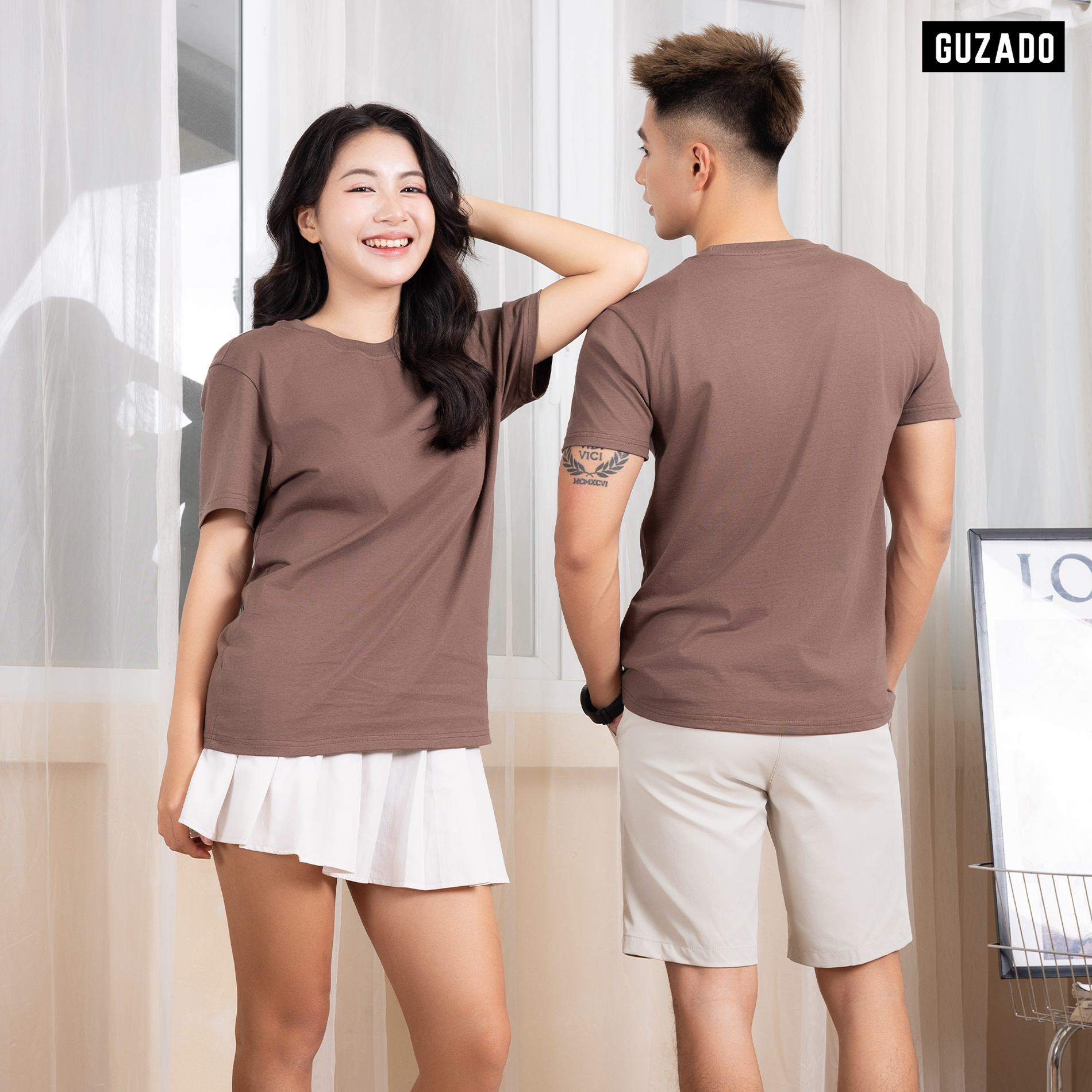 Áo Thun Trơn Thiết Kế Basic Nhiều Màu GTS05 Thương Hiệu GUZADO_thumbnail_14