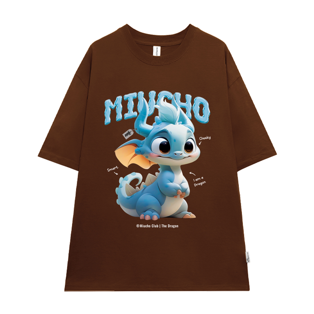 Áo thun form rộng 12 con giáp tuổi Thìn ATD1241 Miucho tay ngắn cổ tròn in mix_thumbnail_11