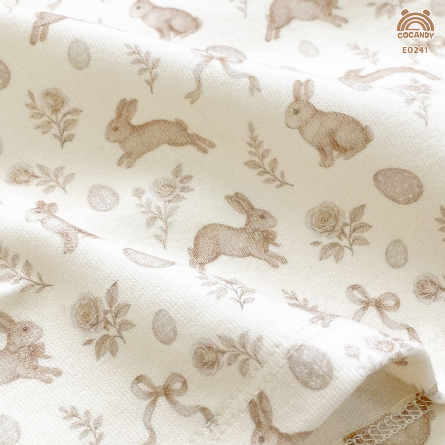 Áo dài BE họa tiết thỏ cổ ren bèo_thumbnail_5