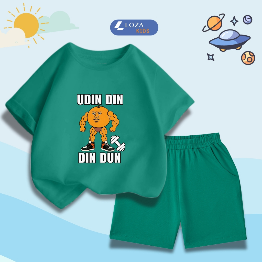 Bộ đồ bé trai in hình 'UDIN DIN DIN DUN' - Loza Kids SB414_thumbnail_7