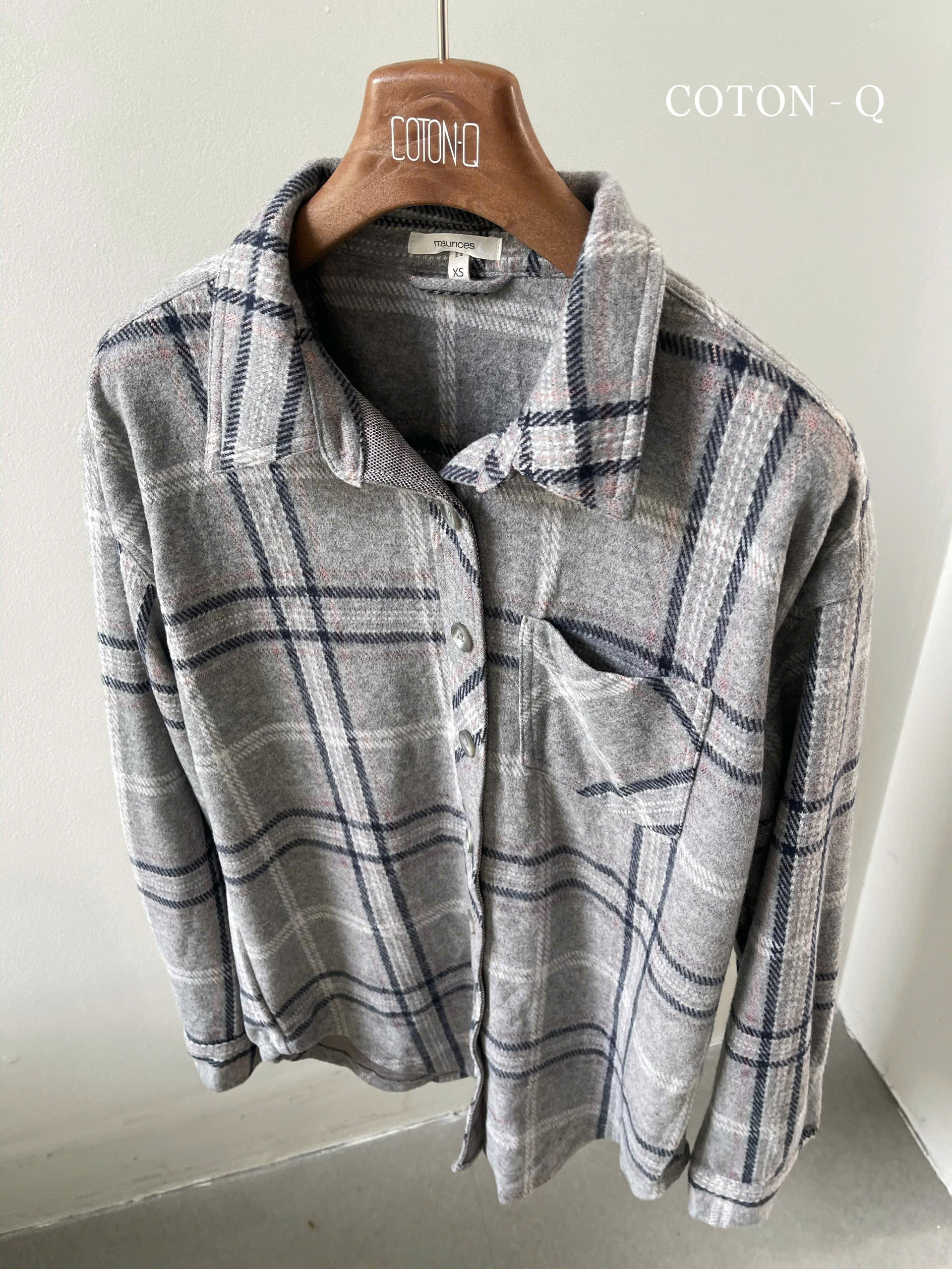 Áo somi tay dài nỉ ( XÁM )_thumbnail_18