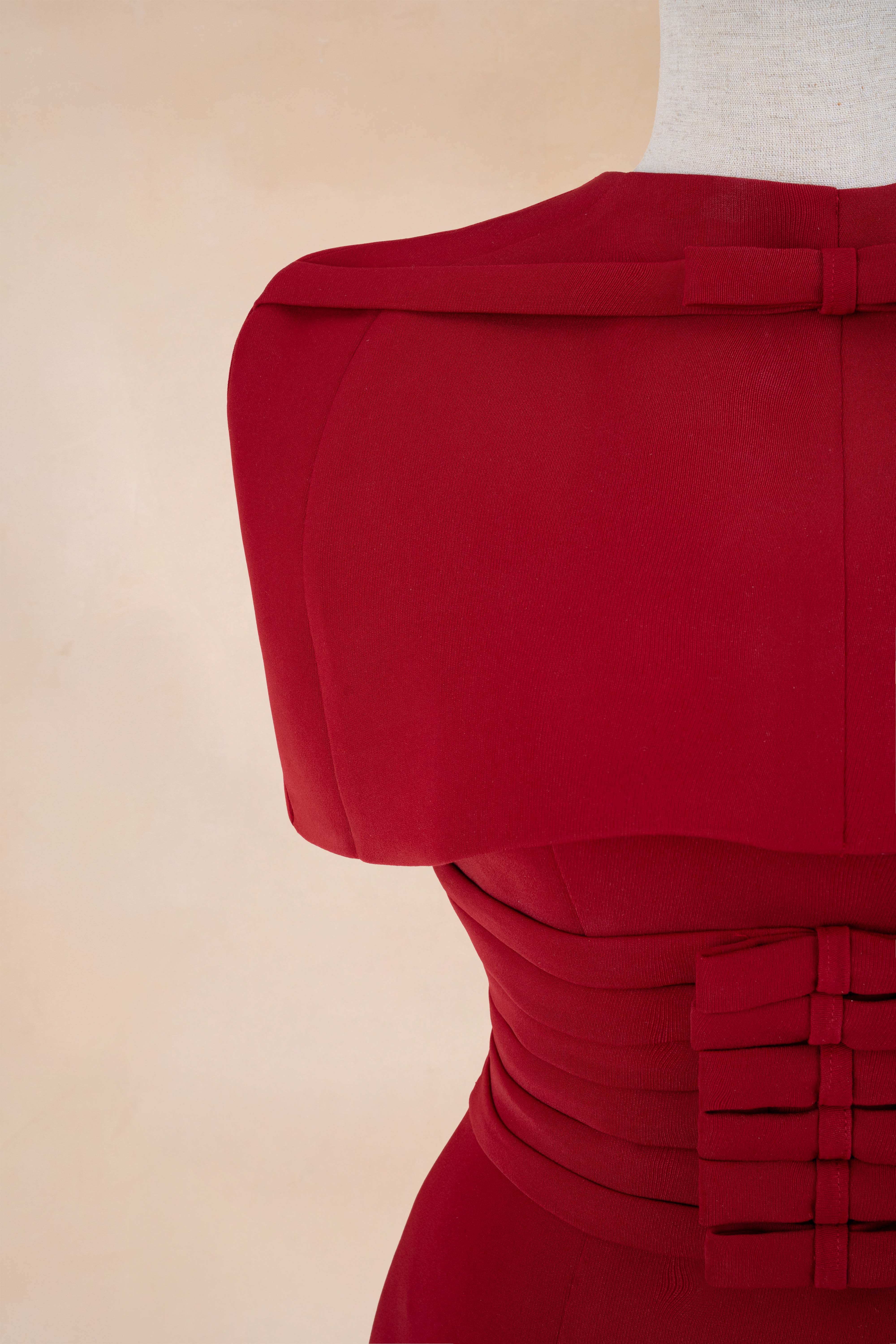 Đầm Trùm Vai Đính Nơ_thumbnail_5