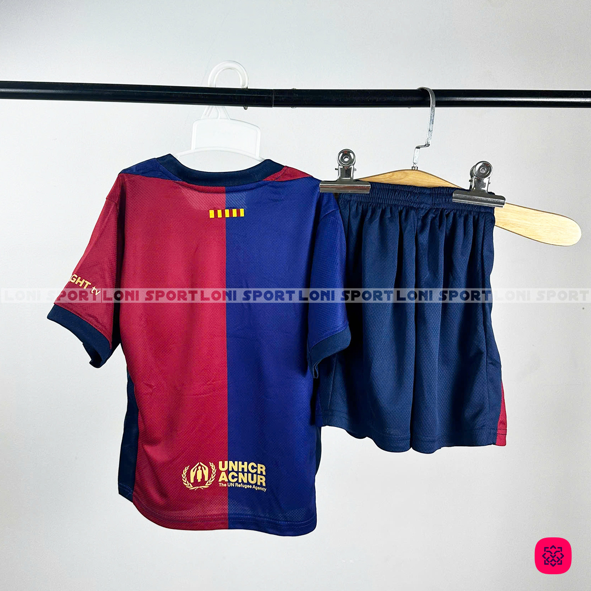 Bộ kid Barca sân nhà xanh đỏ 24/25_thumbnail_4