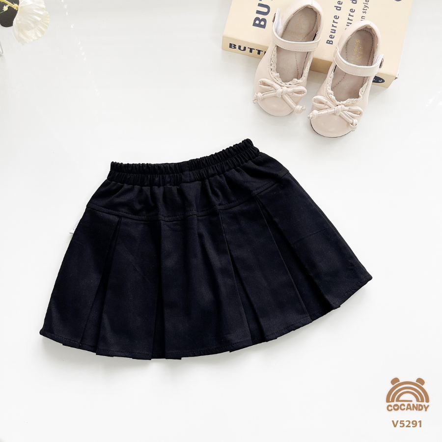 Chân váy ĐEN xếp ly 2 nơ_thumbnail_2