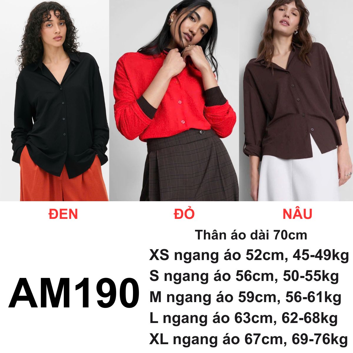 AM190- Áo sơ mi PM