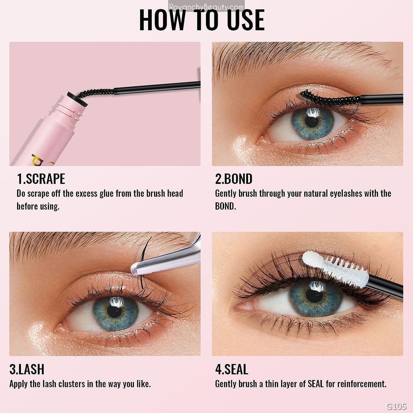 G105 Keo Dán Mi GEPORA 2 Đầu (Sealant), Lâu Trôi, Tiện Lợi, Không Lem