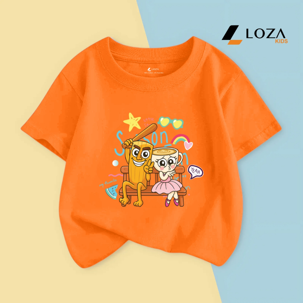 Áo thun cộc tay bé gái hình Tung Tung Tung Sahur, Ballerina Cappuccina - Loza Kids CA010_thumbnail_9