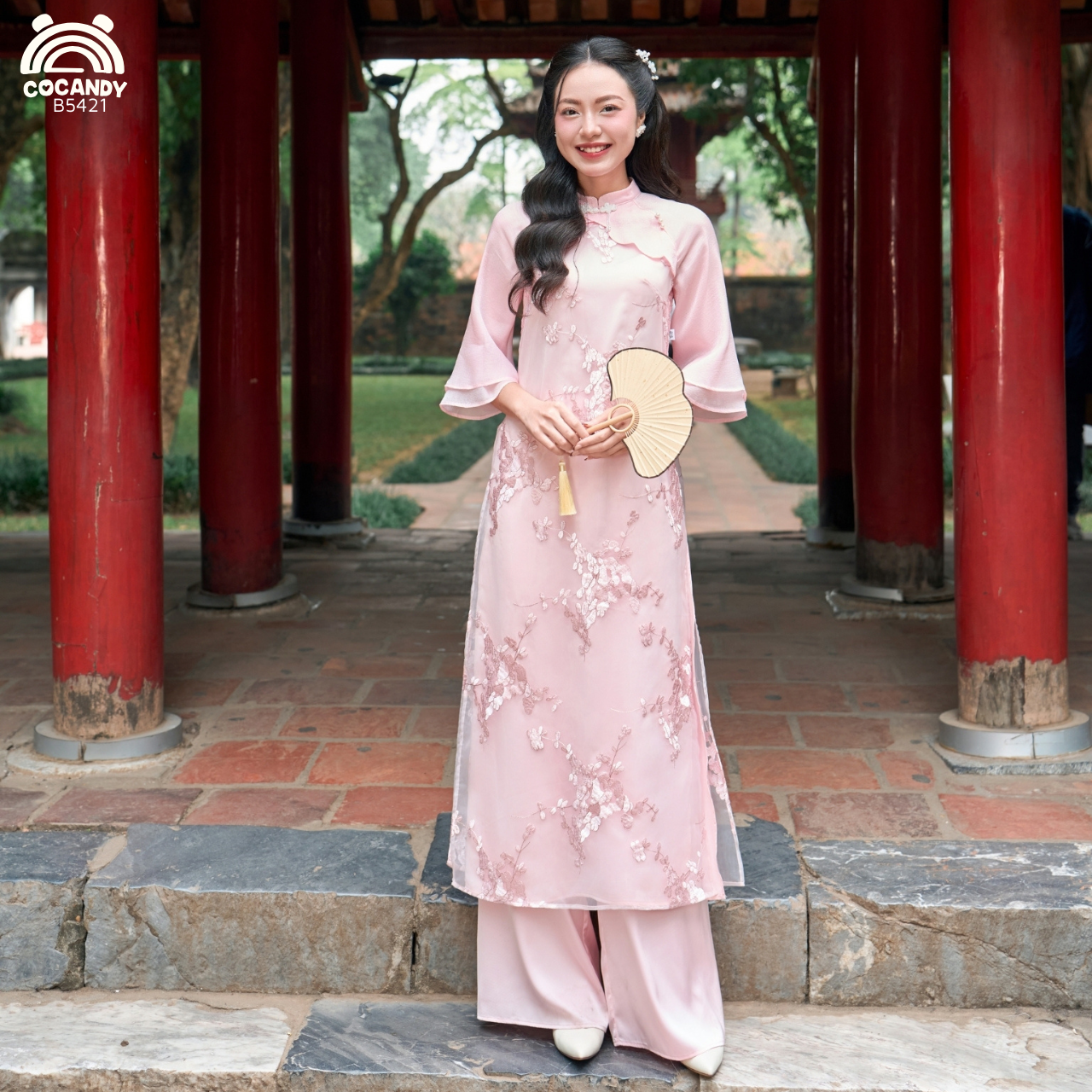 Bộ áo dài HỒNG 