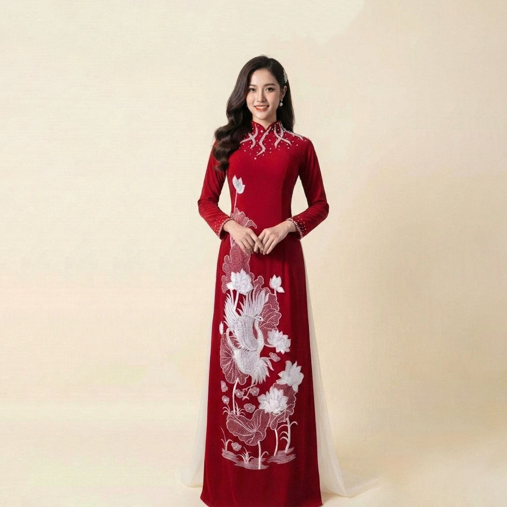 Kinh nghiệm chọn áo dài mẹ cô dâu – chú rể sang trọng, hợp tuổi