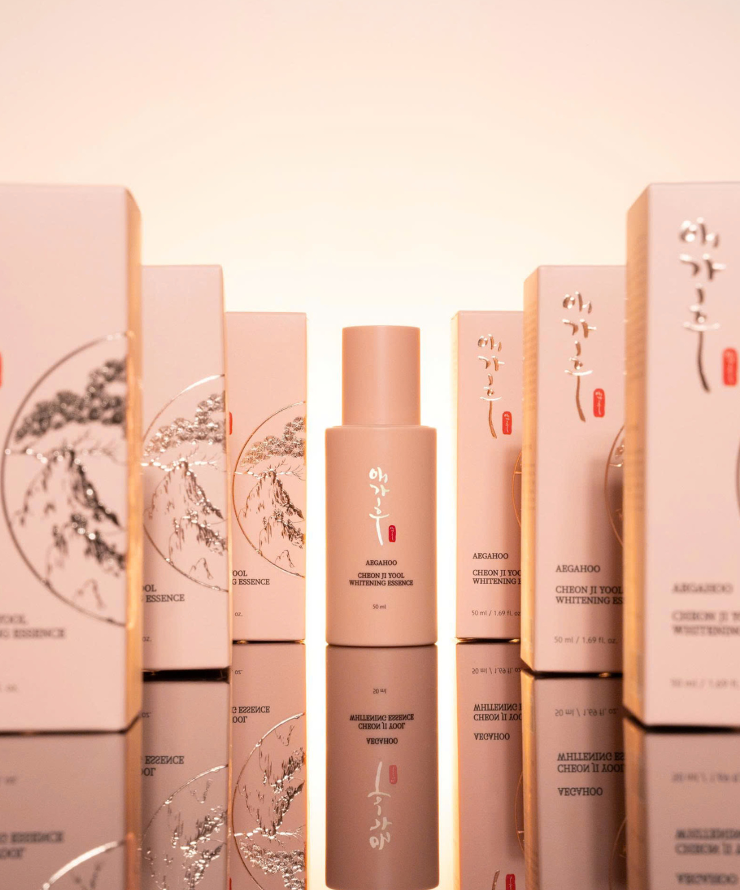 COMBO AEGAHOO CHEON JI YOOL WHITENING ESSENCE & CREAM - Bộ Chăm Sóc Da Hồng Sâm Cao Cấp - Trẻ Hoá Làm Sáng Da Cấp Ẩm Sâu - Nước Nhân Sâm, Niacinamide 5%, Vitamin Liposome - [AGH003]_thumbnail_2