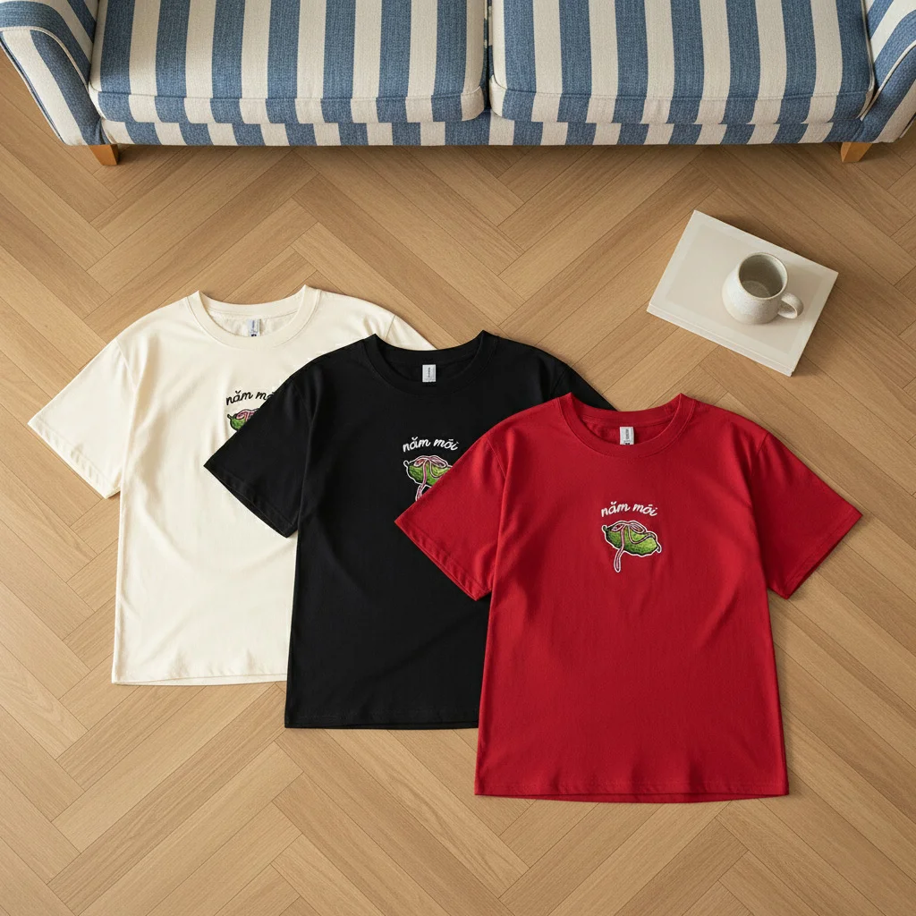 Áo baby tee Tết Bính Ngọ form vừa Miucho vải mềm mại thoáng mát tôn dáng in mix 2999_thumbnail_6