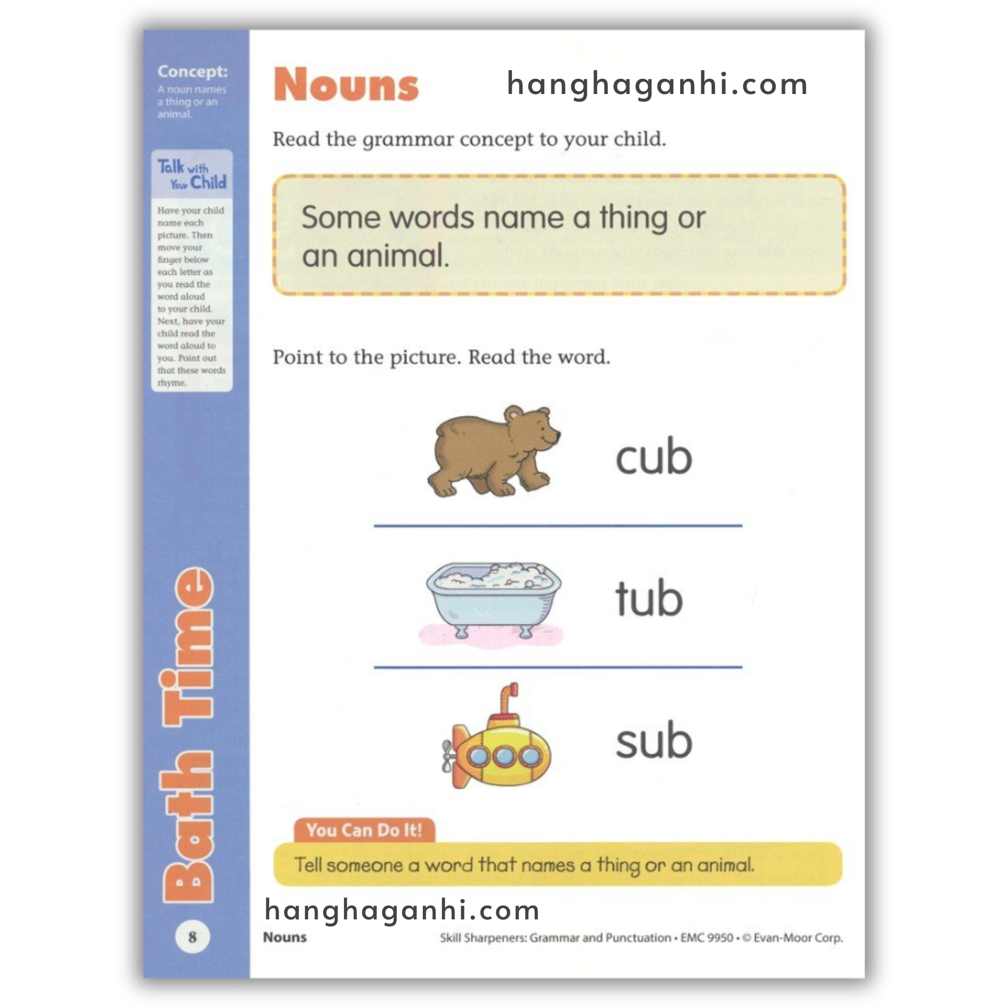 Sách Evan-Moor Skill Sharpeners Grammar and Punctuation Grade K_thumbnail_6
