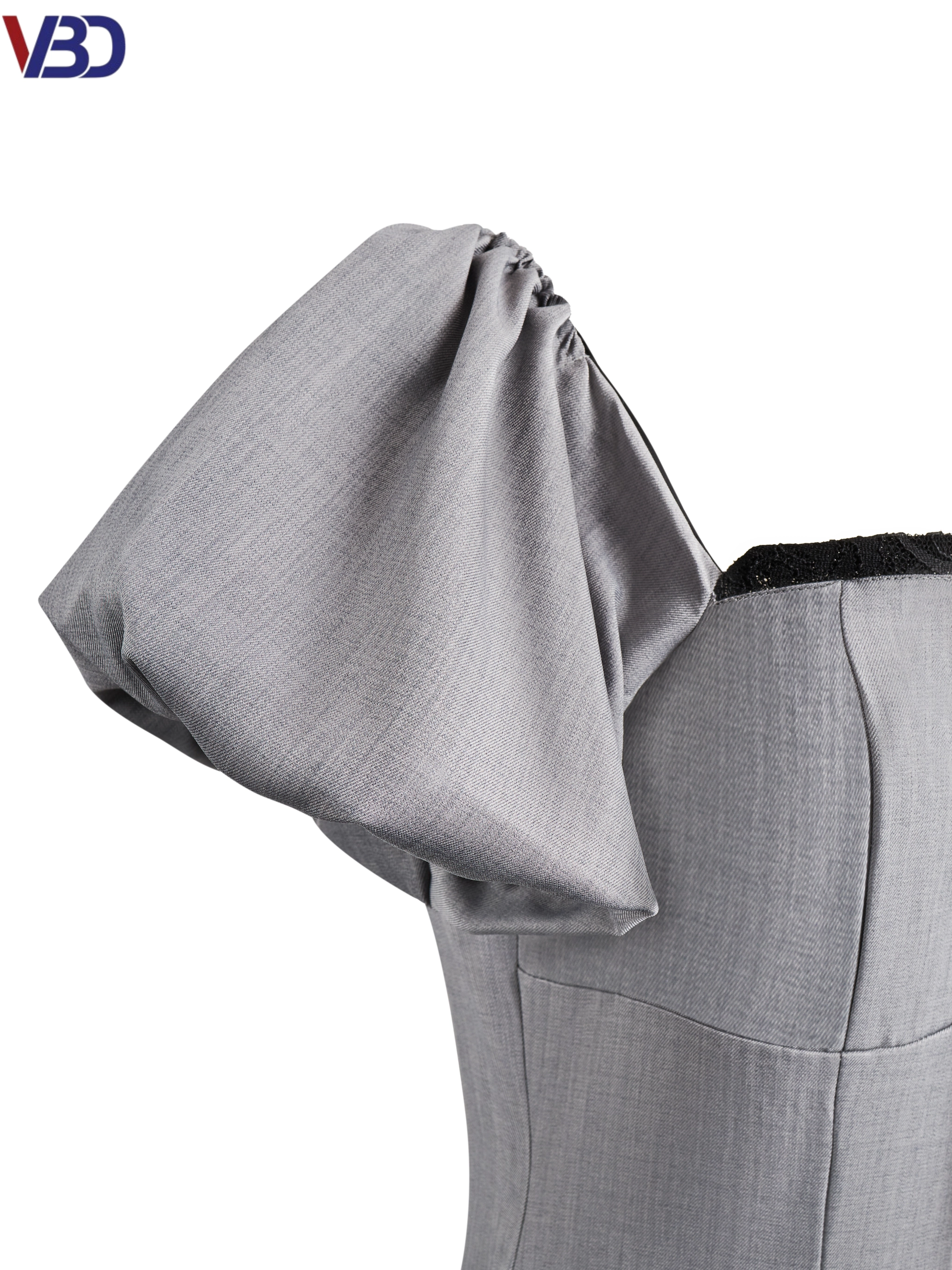 Đầm phồng tùng bí phối ren ngực bigsize DA170 dành cho nàng béo mập từ 55-95kg_thumbnail_5