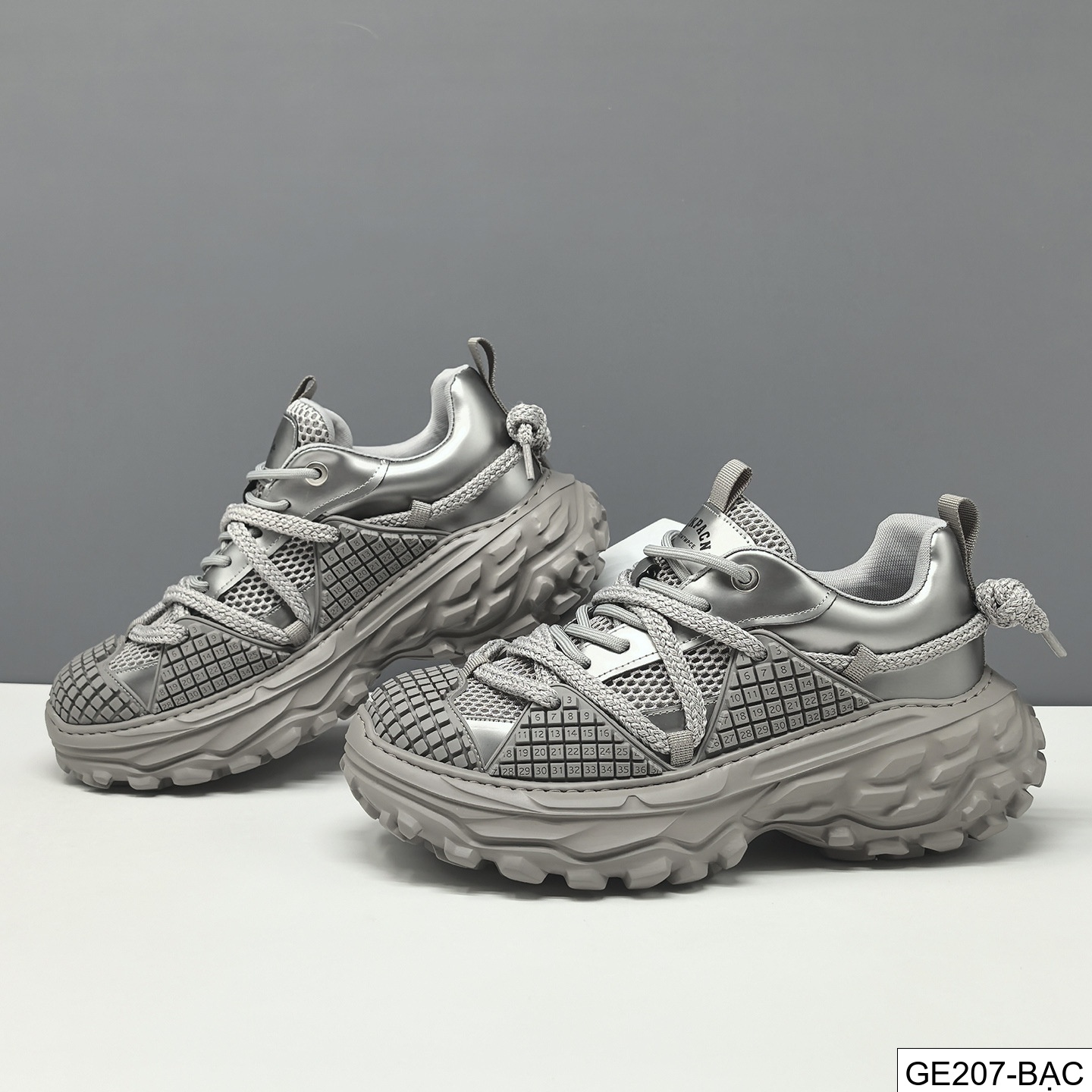 GE207 - Giày nam đế dày thoáng khí tăng chiều cao đa năng hợp thời trang phong cách Châu Âu nam bố giày thoáng khí giày thường_thumbnail_7