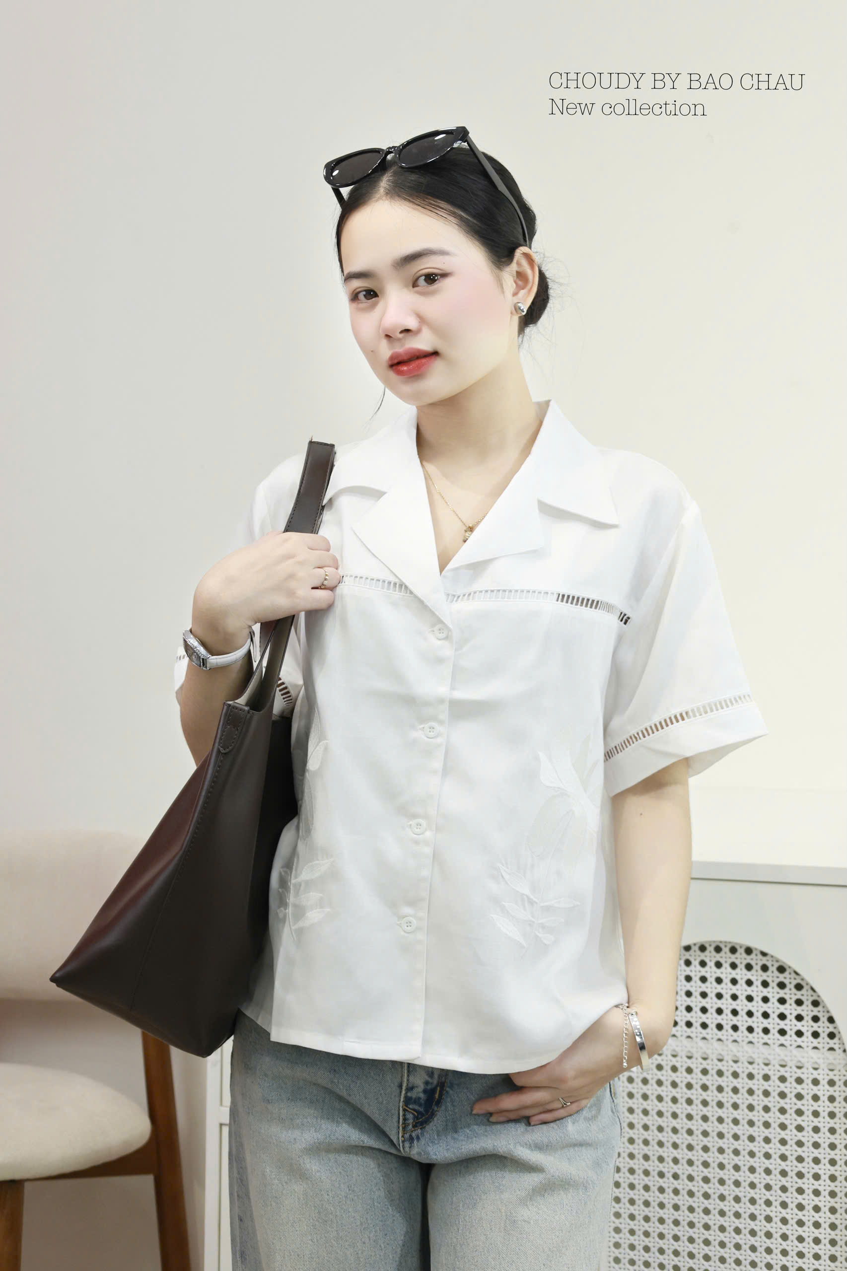 SALE A418 ÁO SOMI TRẮNG THÊU HOA_thumbnail_15