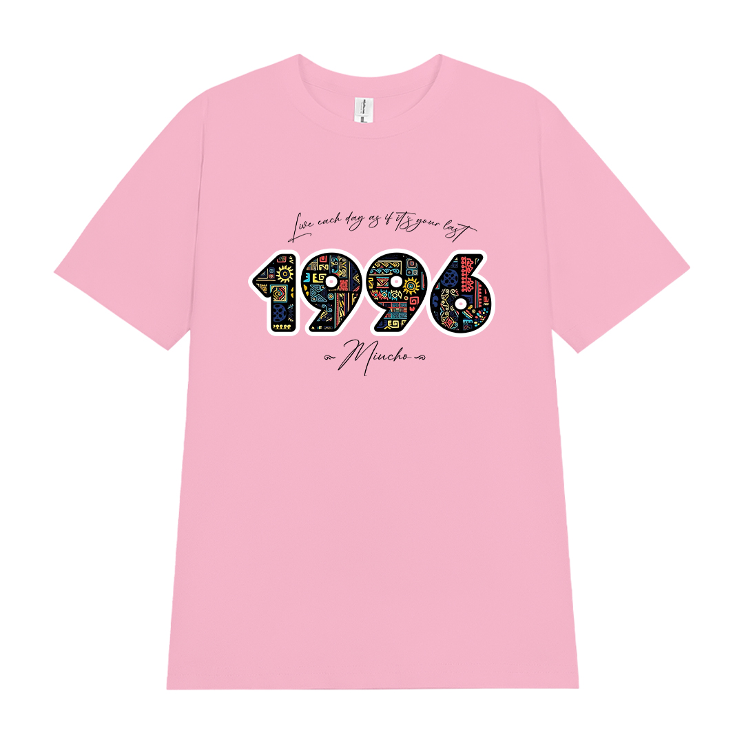 Áo thun nữ in năm sinh 1996 form vừa regular vải cotton 4c thoáng mát ARD1783 Miucho Chic in mix_thumbnail_9