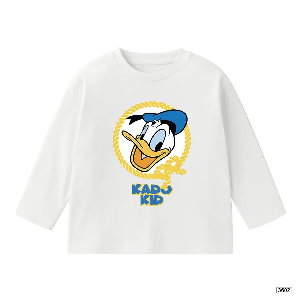 Áo thun bé gái tay dài Vịt Donnald Kado 3602_thumbnail_0