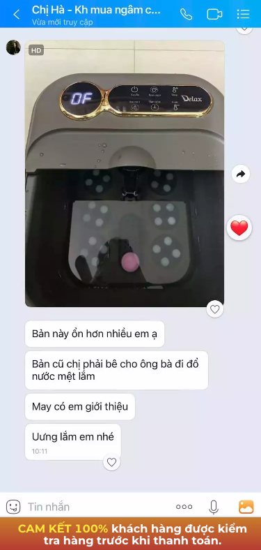 Khách hàng an tâm vì NMI Mart có bảo hành rõ ràng cho các sản phẩm