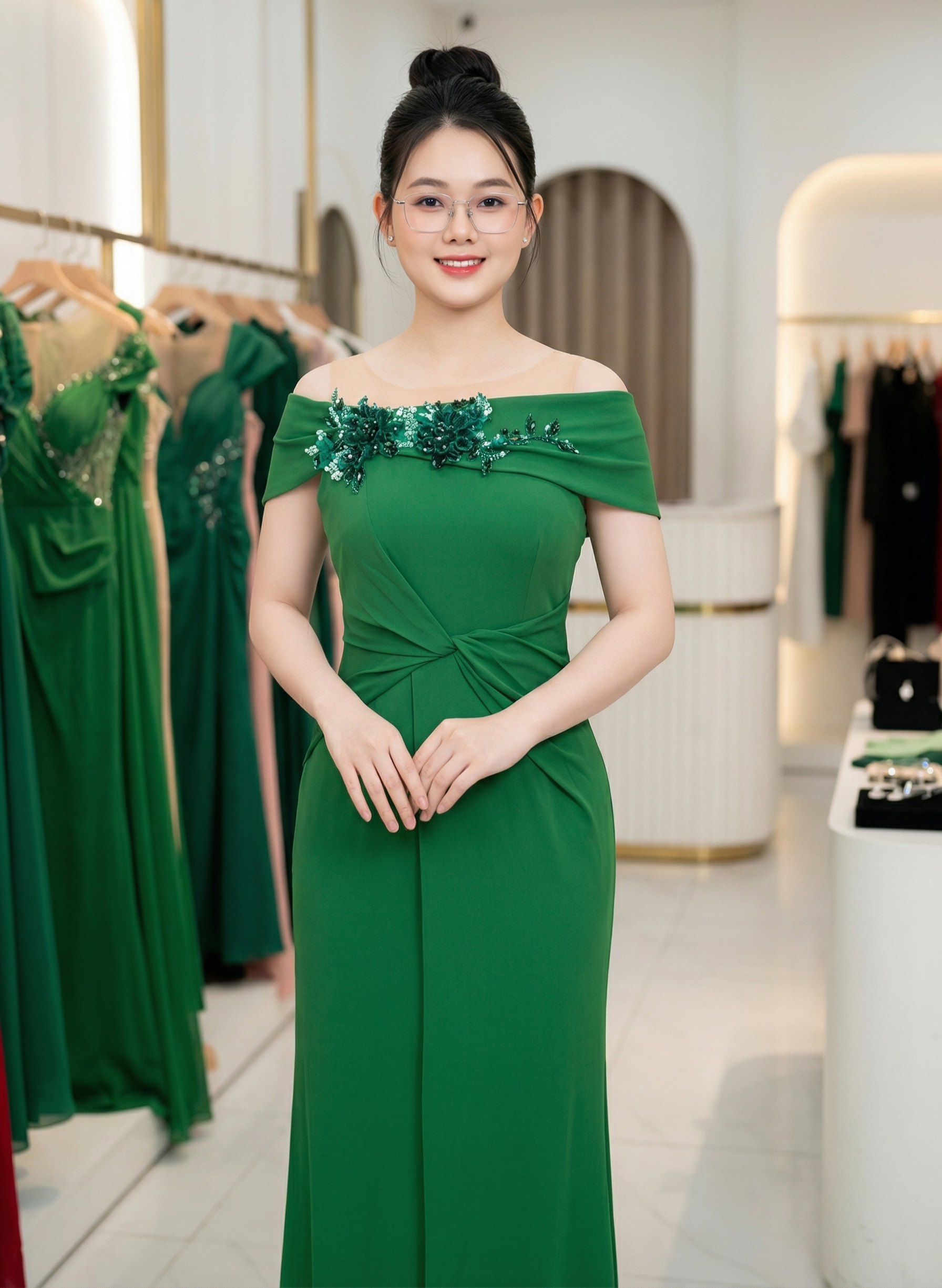 Đầm dạ hội dự tiệc  phối ren hoa cao cấp_thumbnail_19