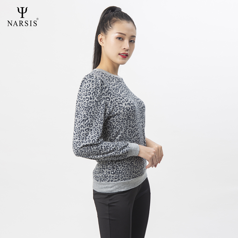 ÁO THU ĐÔNG NỮ L0024 NARSIS VẢI LEN COTTON ẤM ÁP, THOÁNG MÁT, GIỮ ẤM TỐT, MỀM MẠI_thumbnail_0